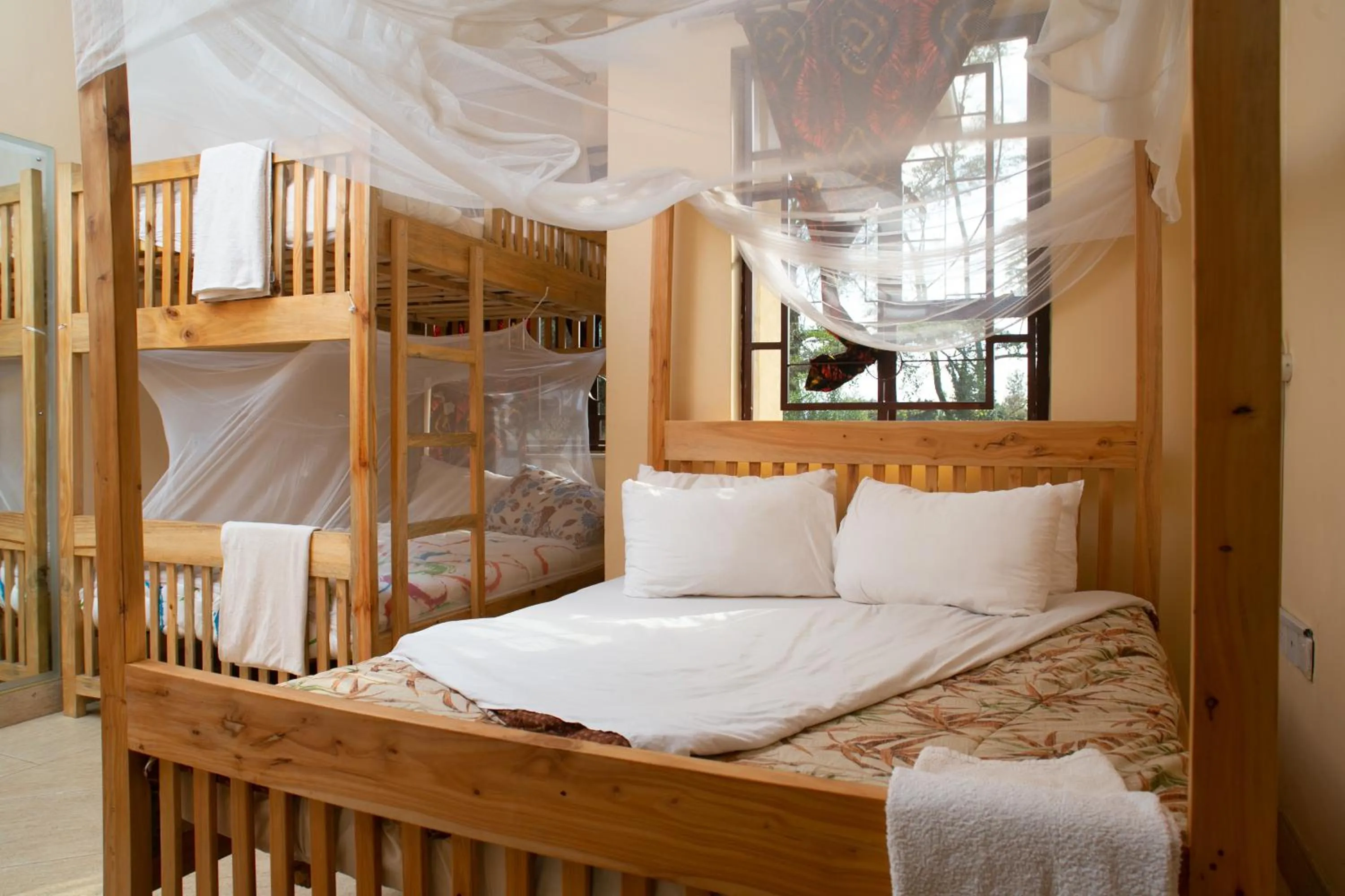 Bed in White House of Tanzania