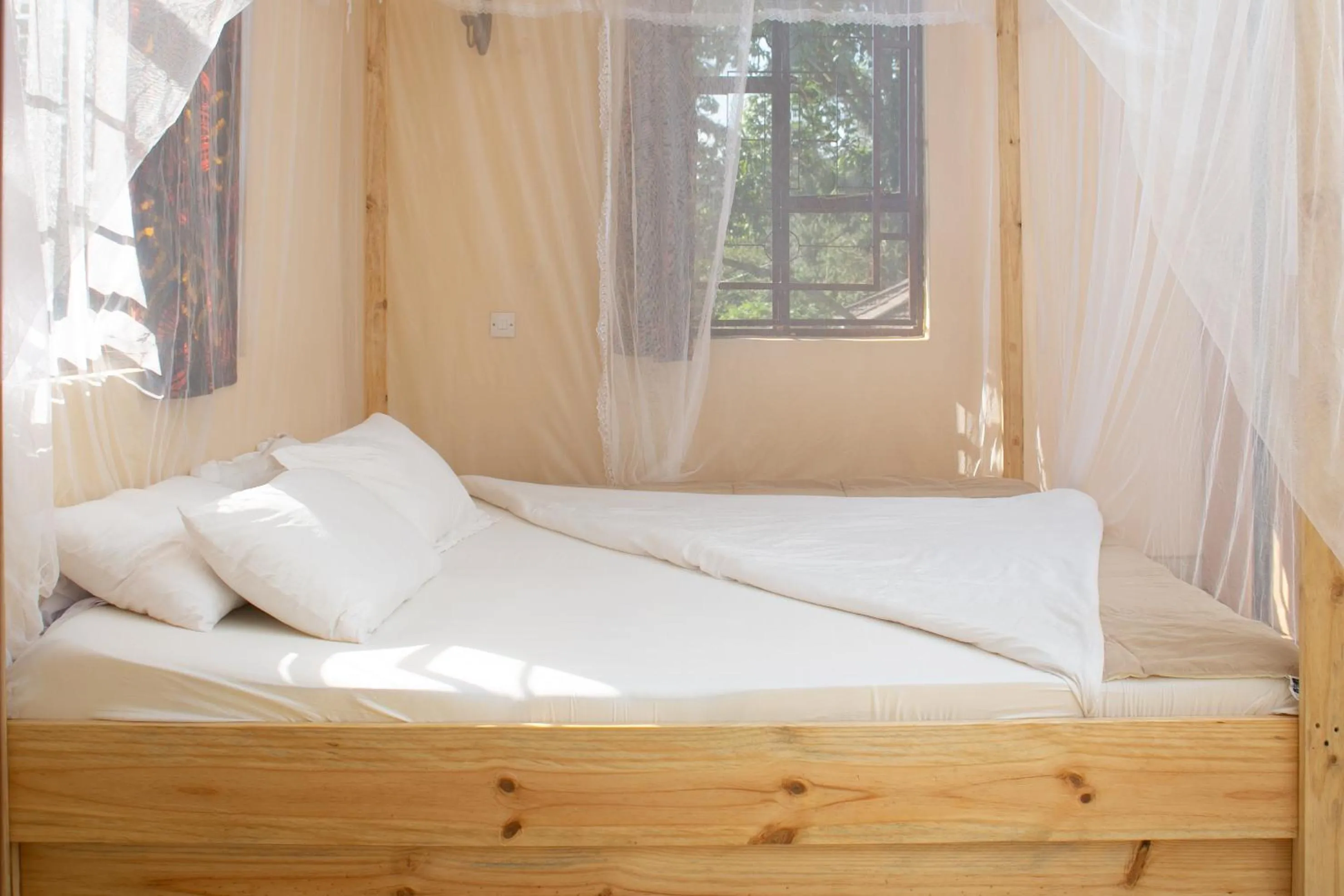 Bed in White House of Tanzania