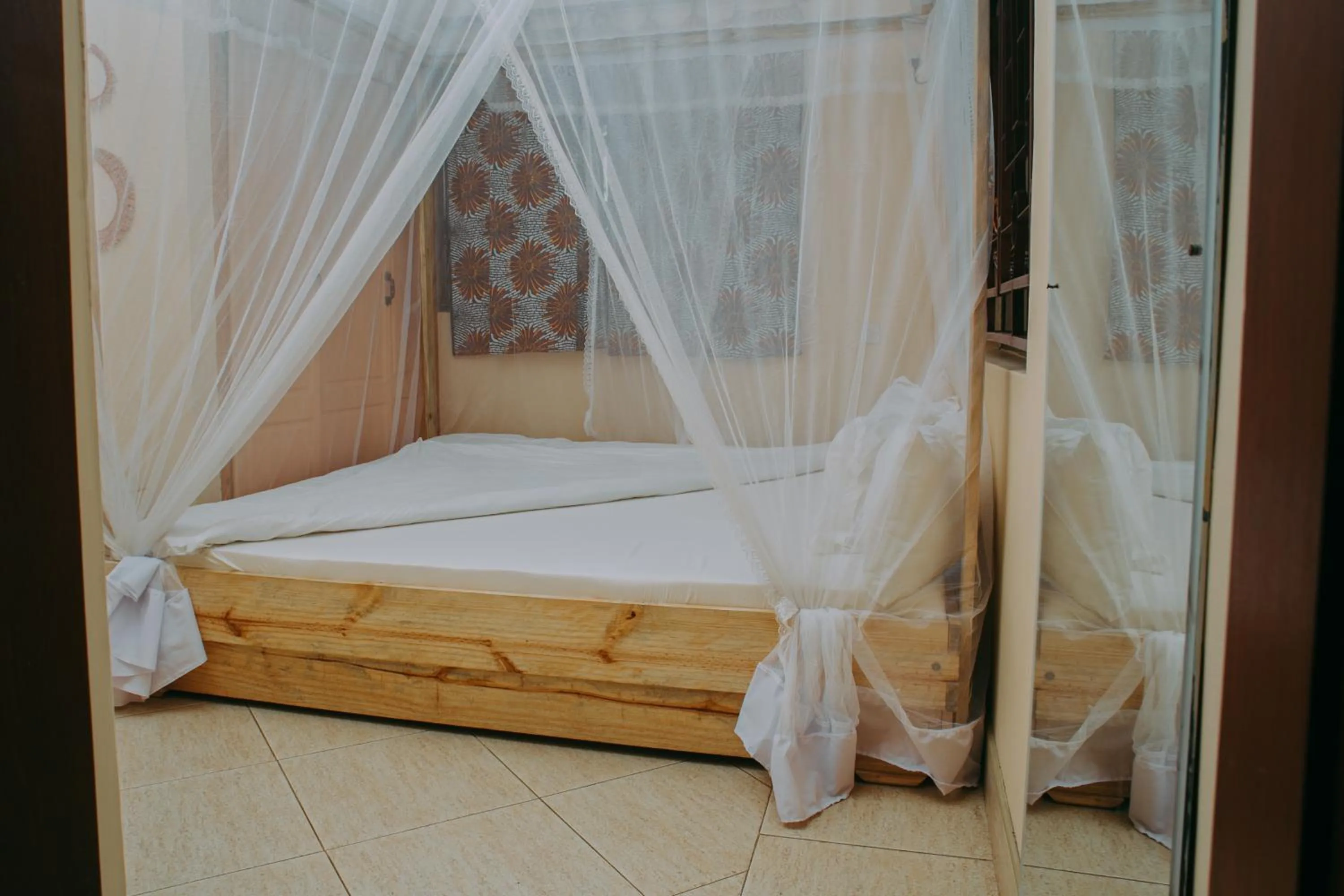Bed in White House of Tanzania