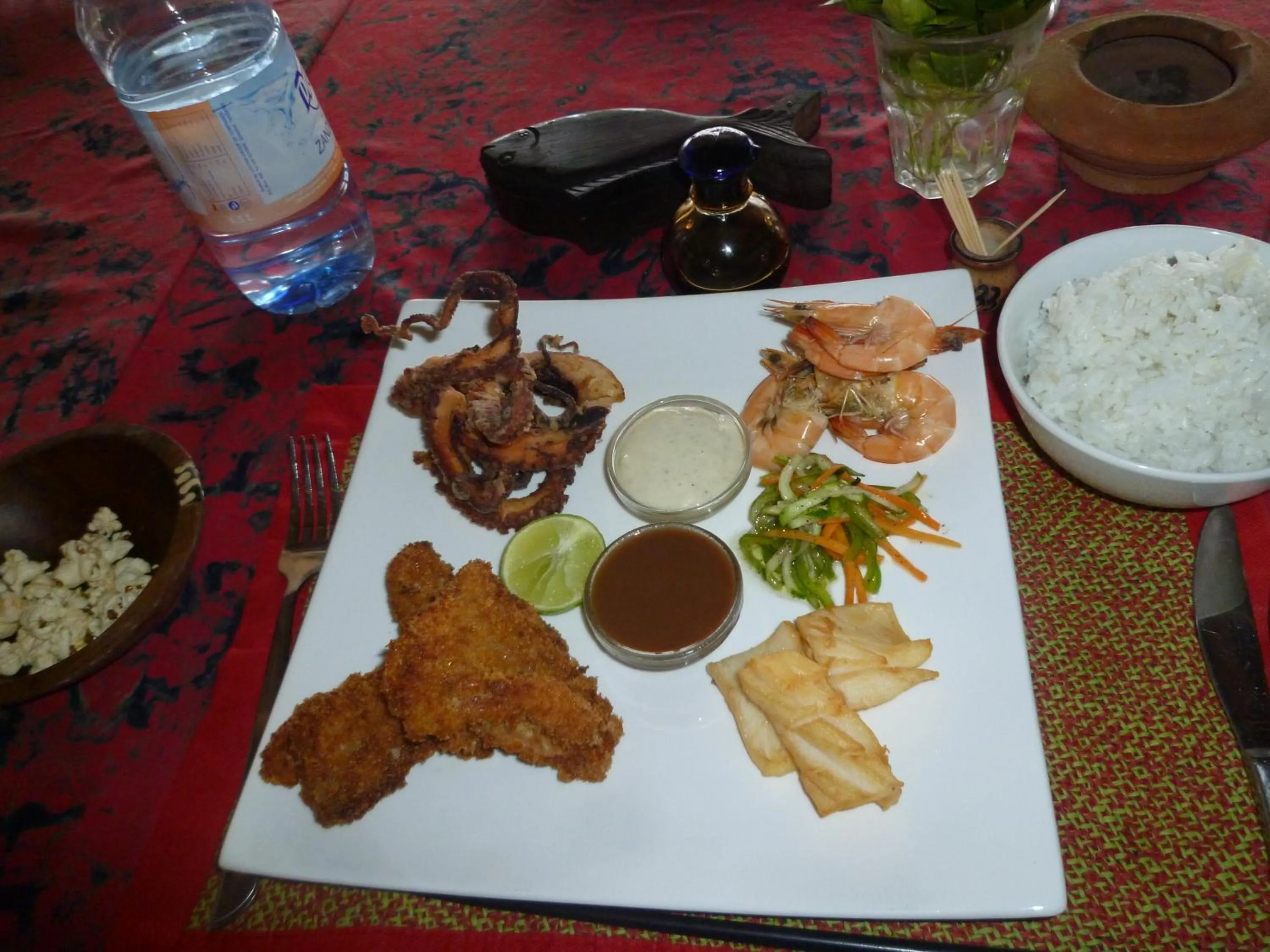 Food close-up in Paradise Beach Bungalows
