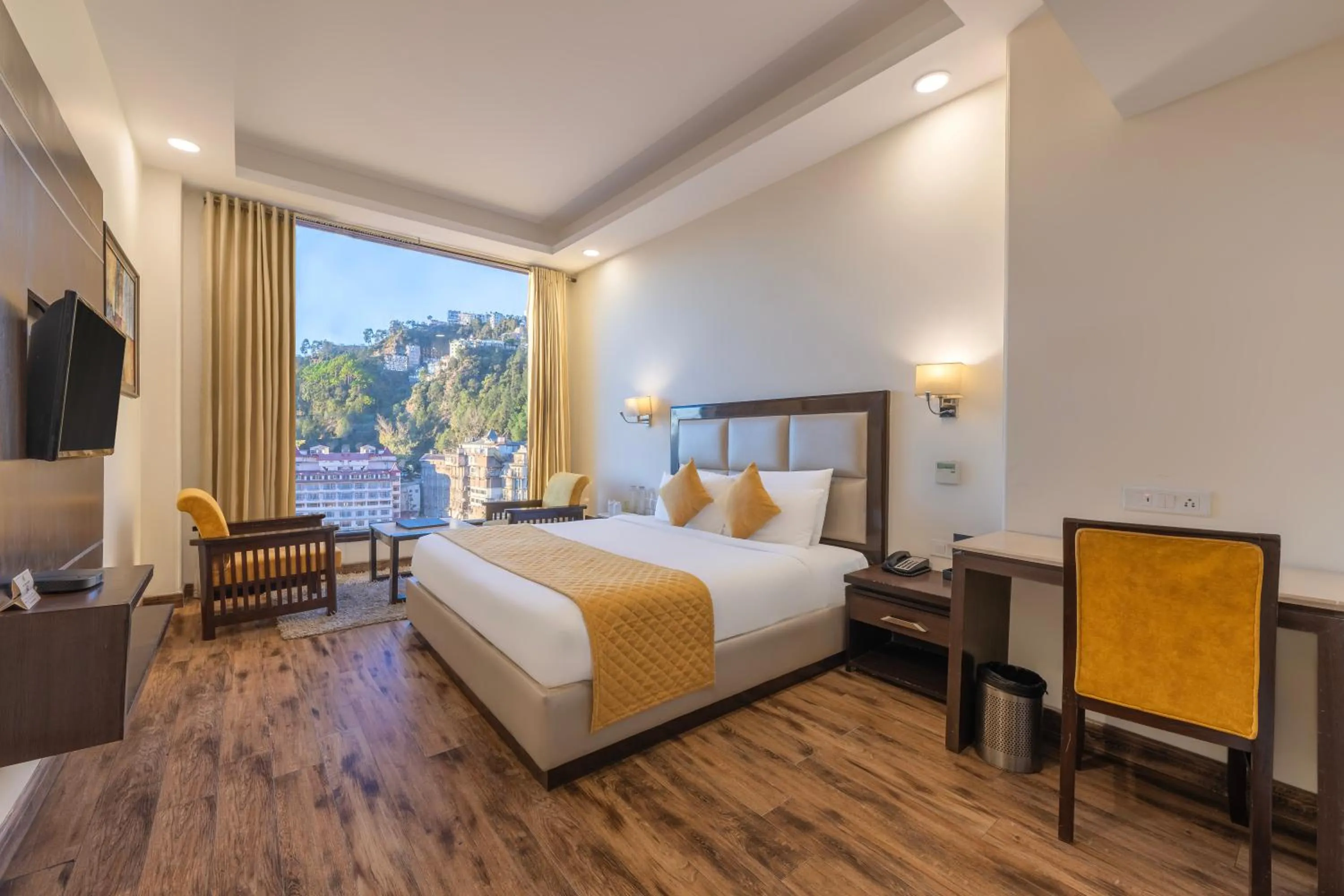 Bed in Snow Valley Resorts Shimla