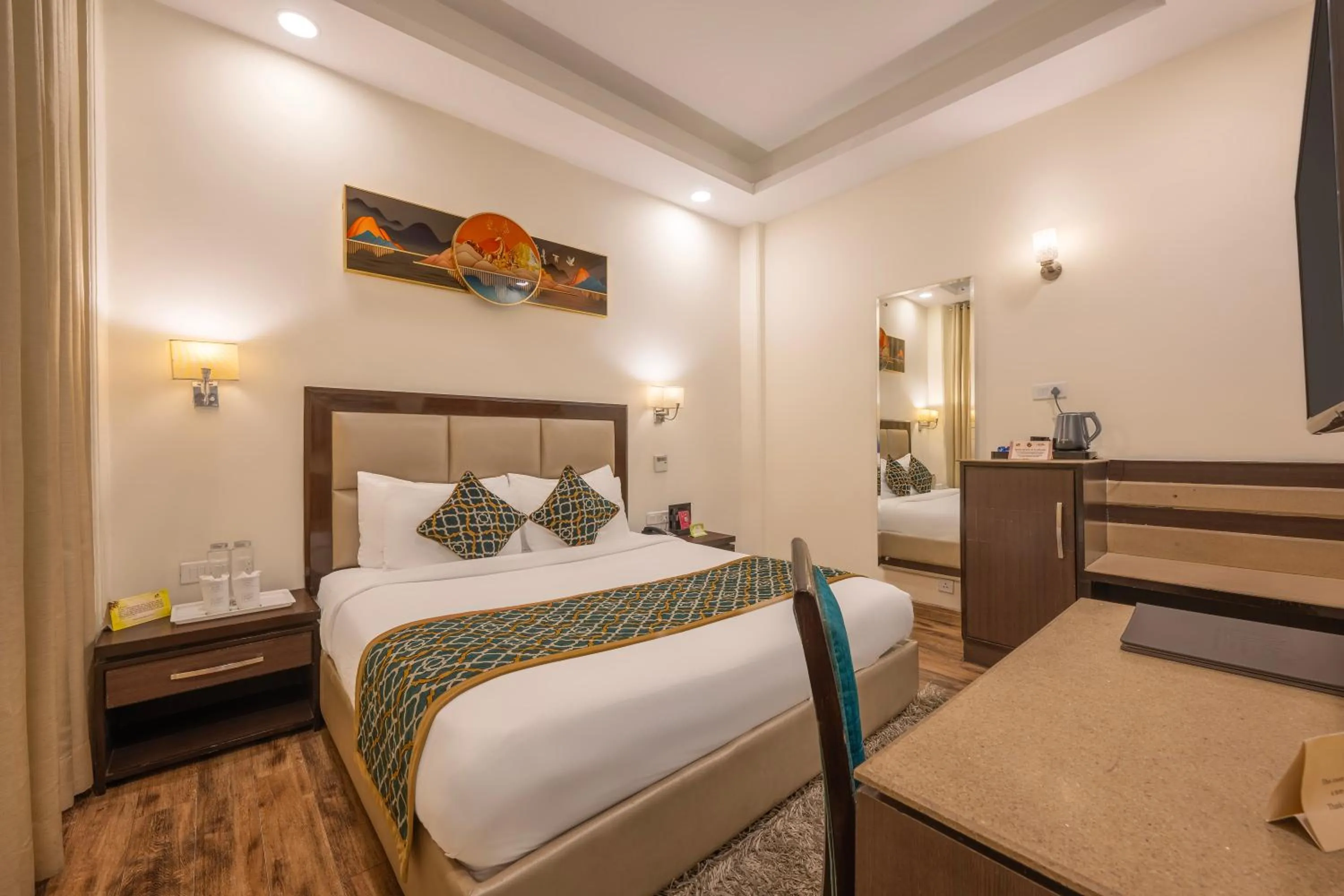 Bed in Snow Valley Resorts Shimla