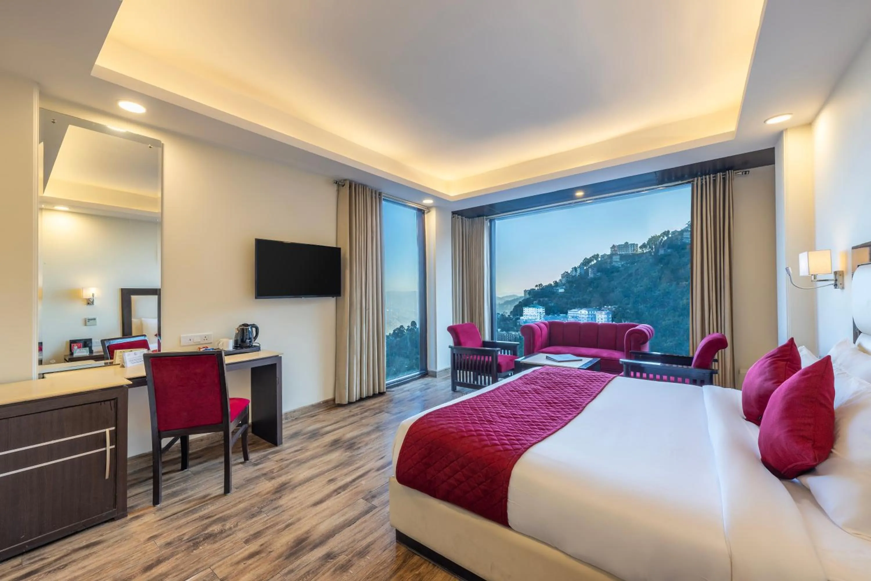 Bed in Snow Valley Resorts Shimla