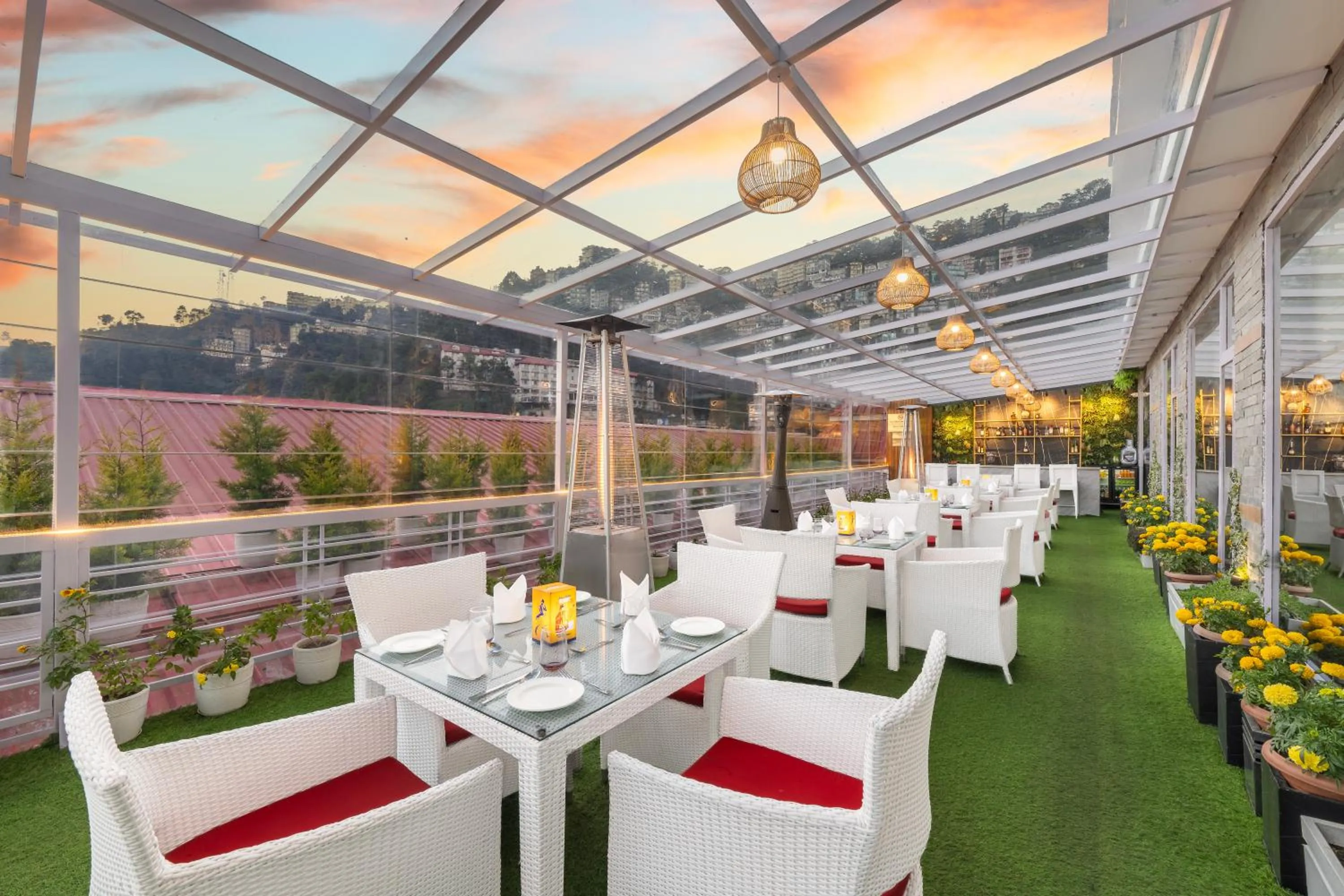 Patio in Snow Valley Resorts Shimla