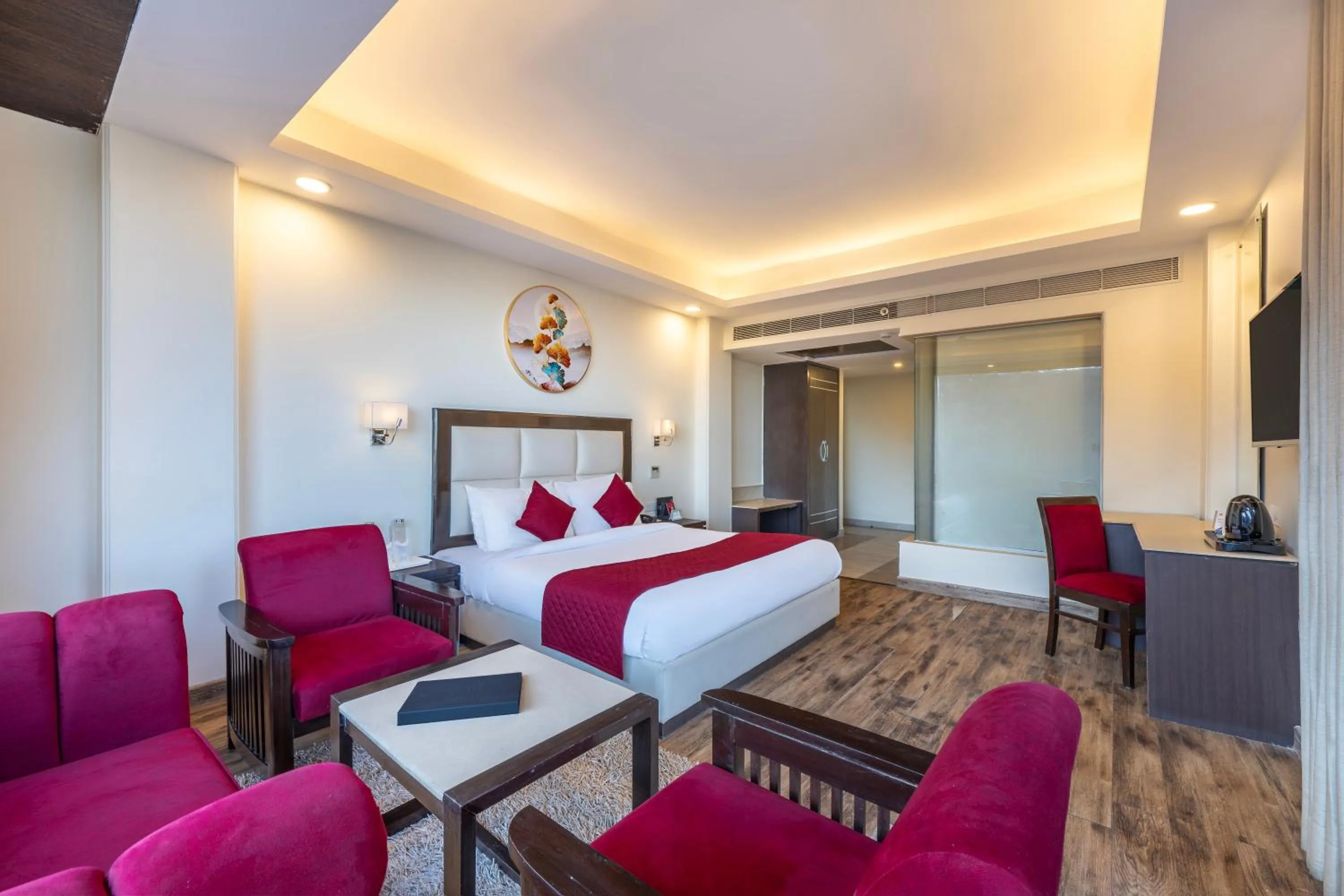 Bed in Snow Valley Resorts Shimla