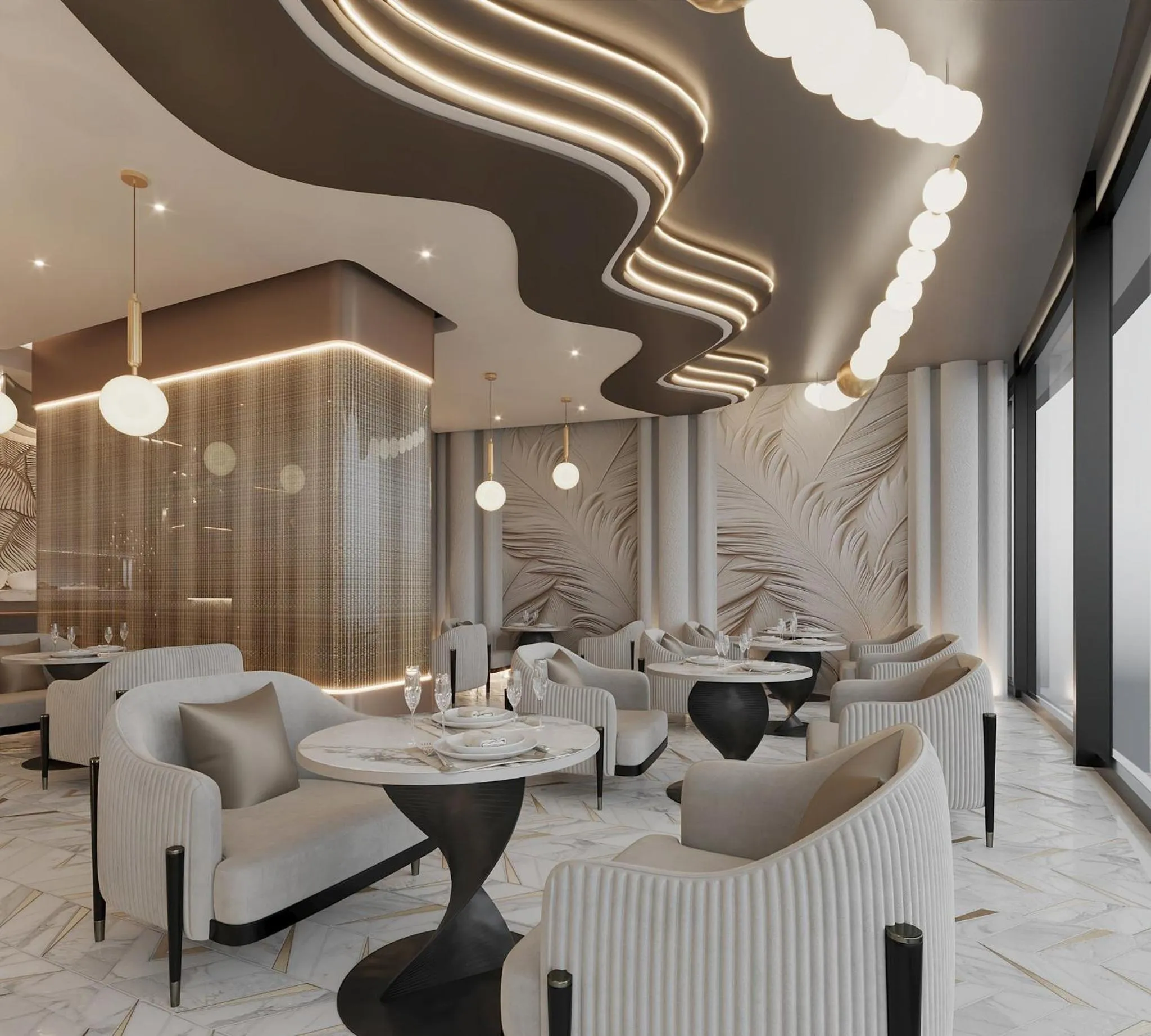 Lounge or bar in Ciel Dubai Marina, Vignette Collection by IHG