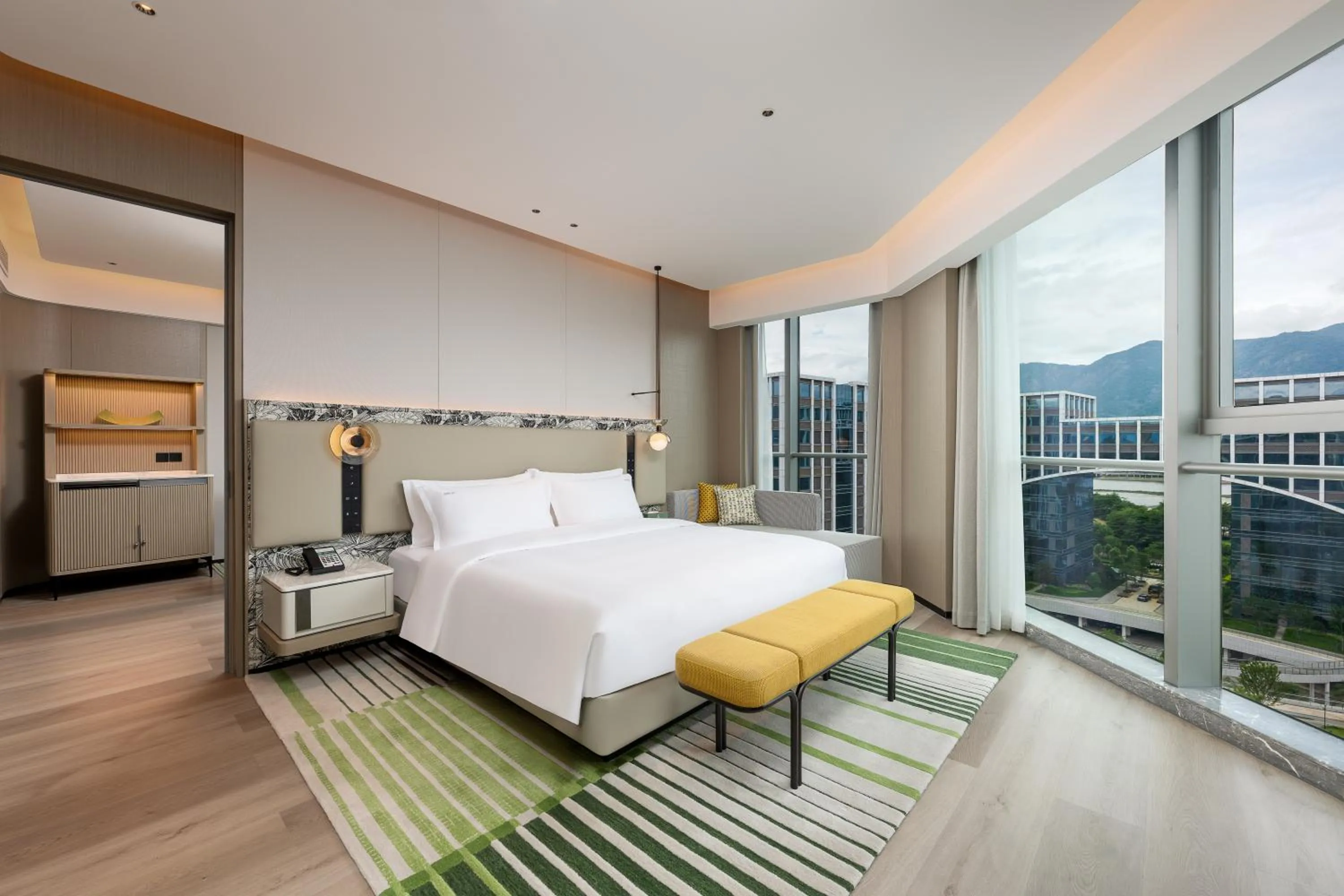 Bed in Holiday Inn Fuzhou Exhibition Center