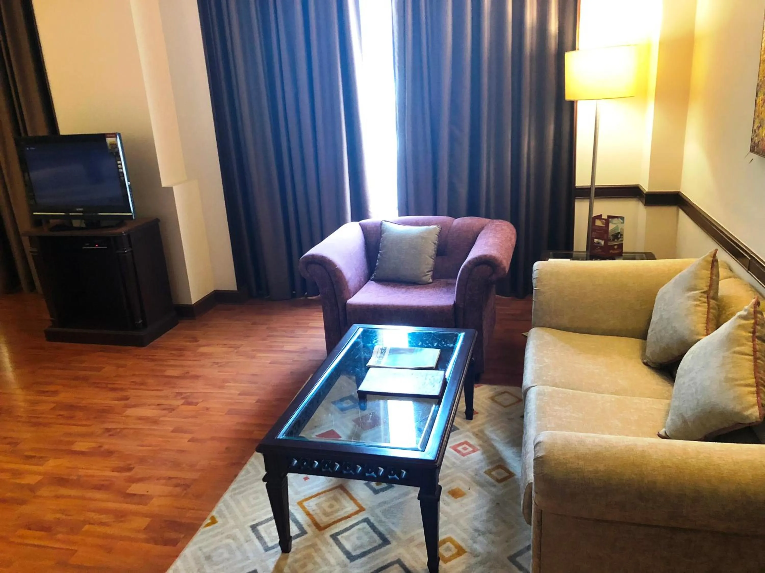 Living room in Hotel President