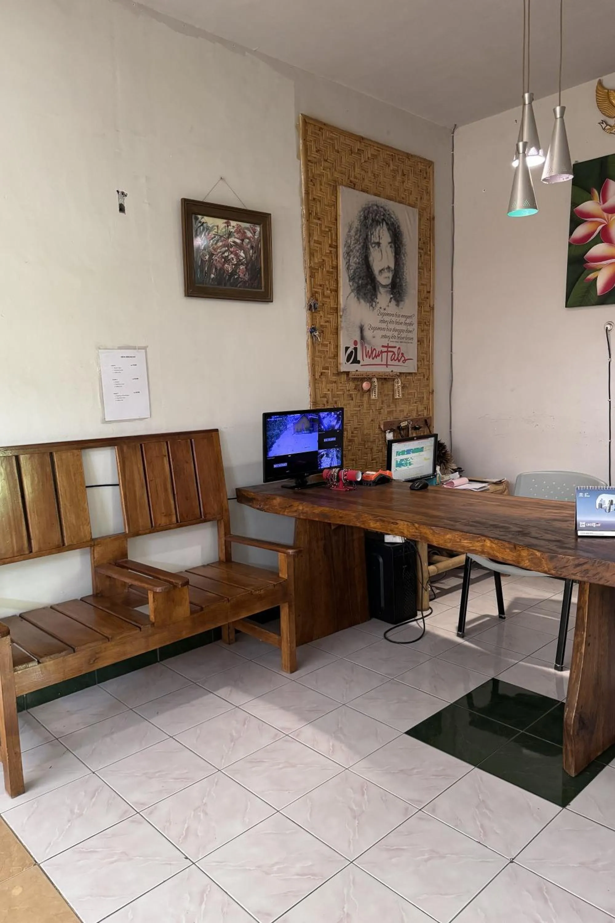Lobby or reception in Senggigi Cottages Lombok
