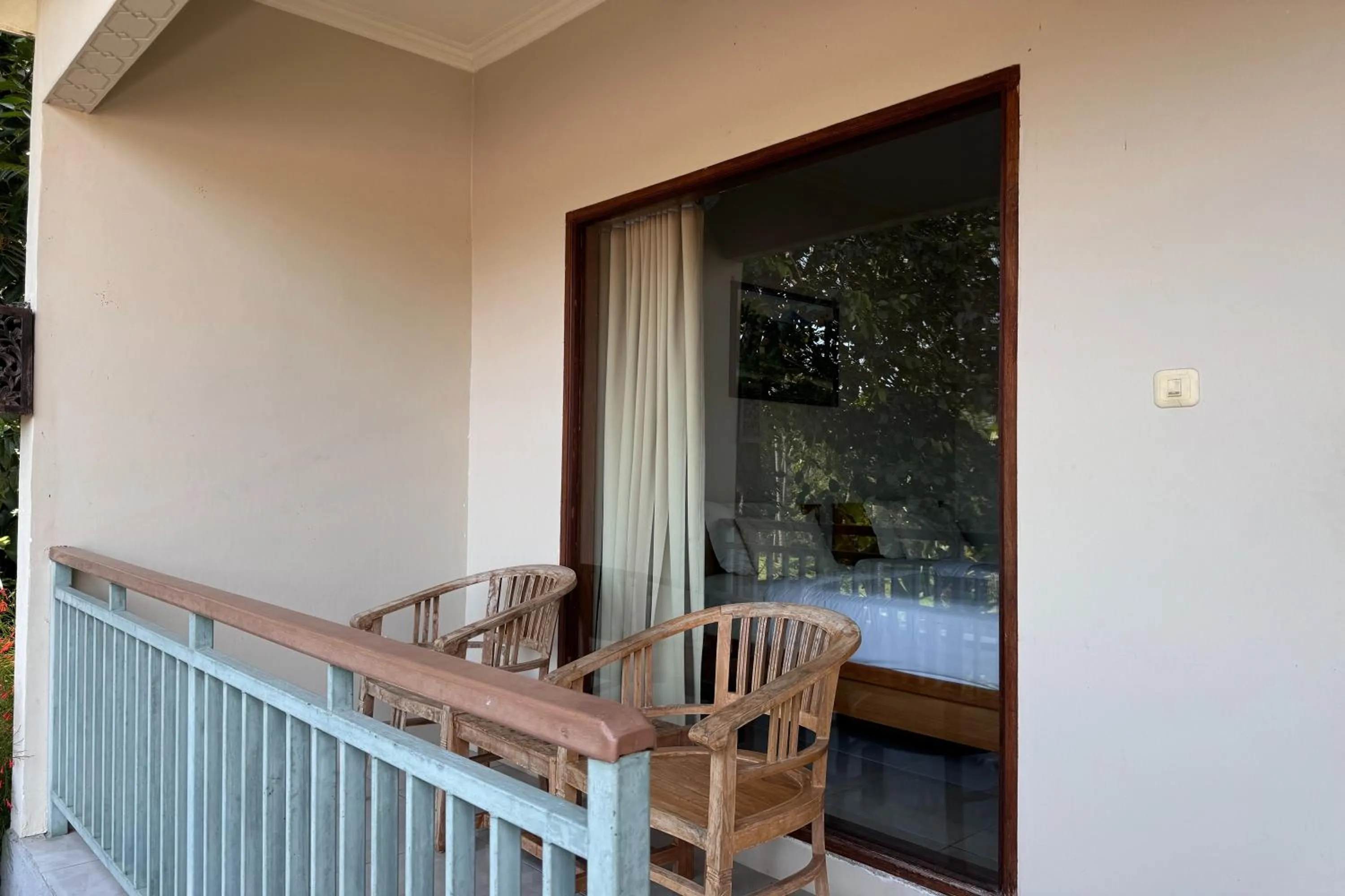 Balcony/Terrace in Senggigi Cottages Lombok