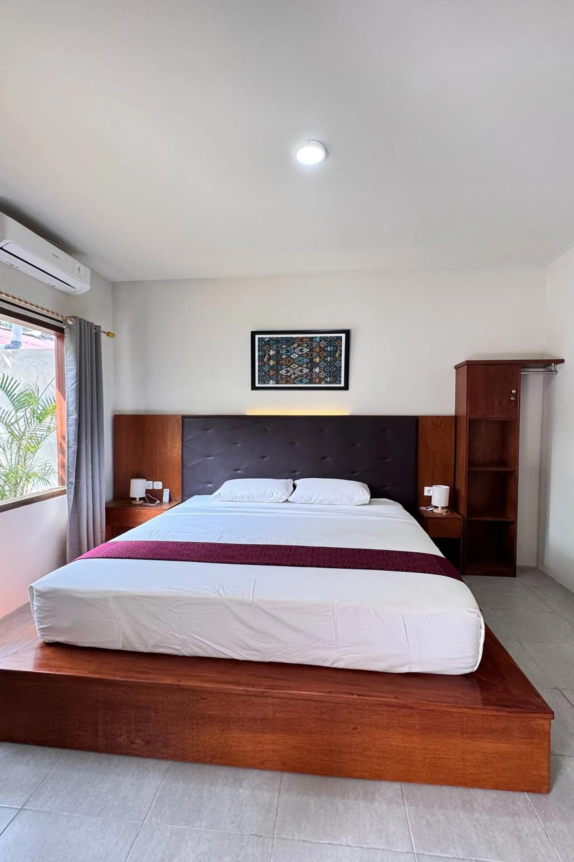 Bed in Senggigi Cottages Lombok