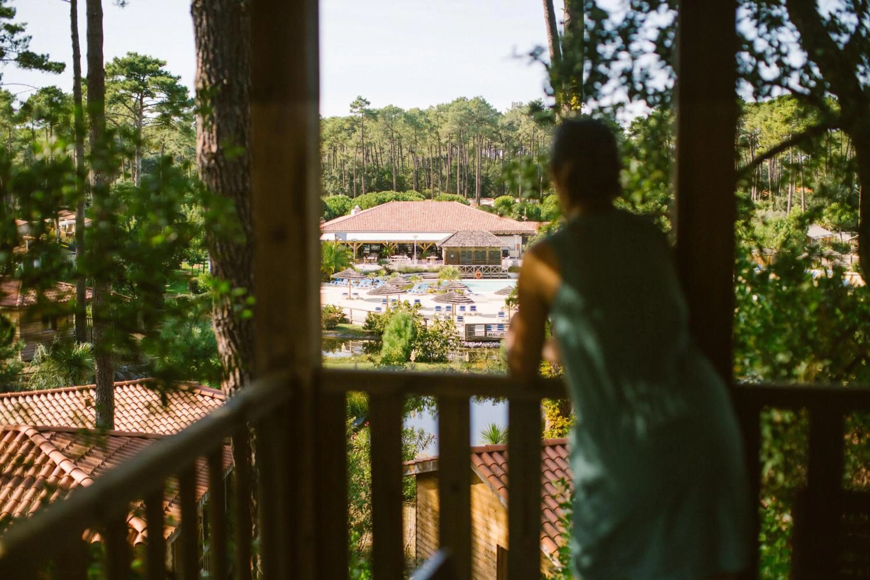 Pool view in Naturéo