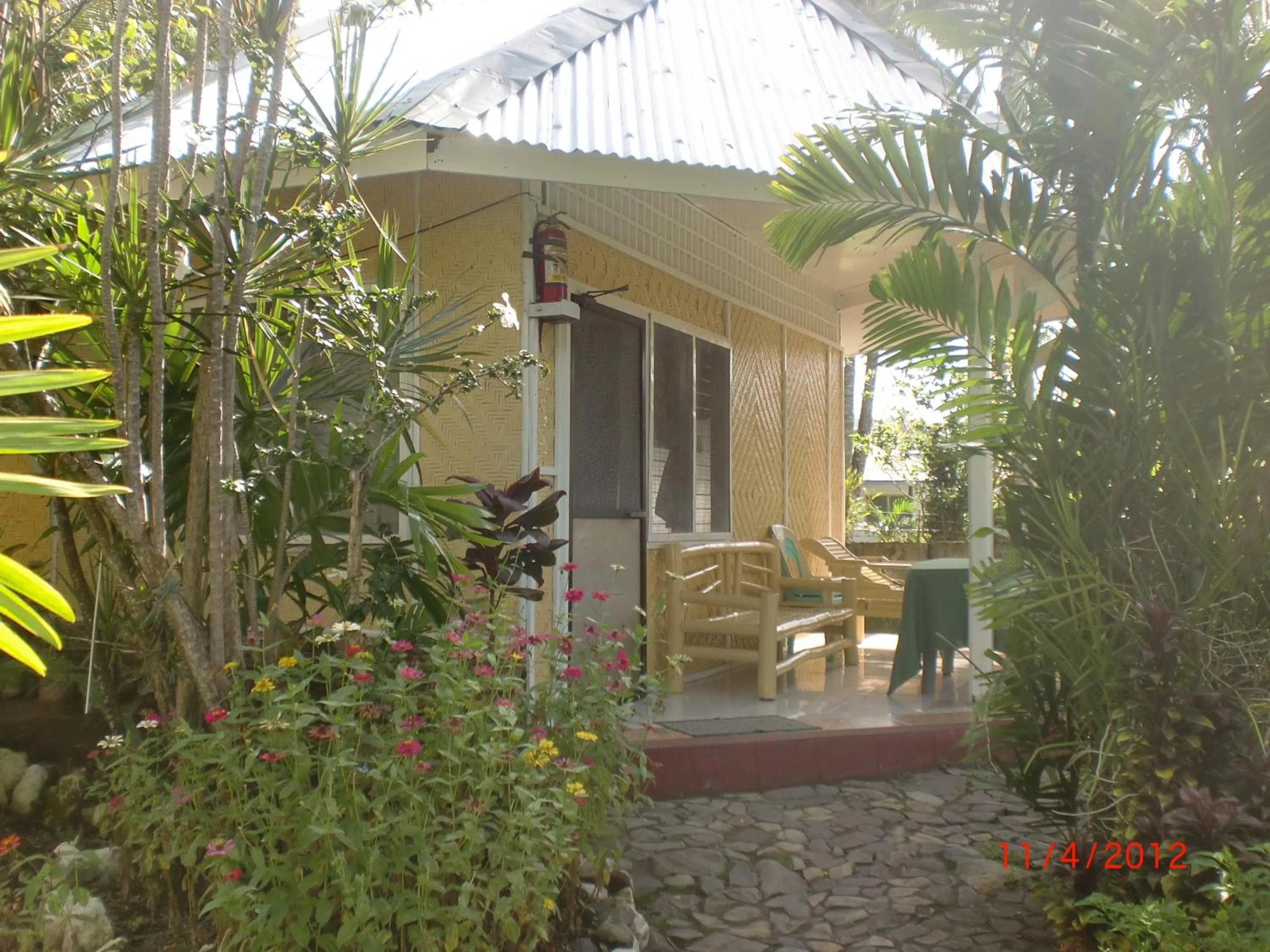 Patio in Pabua's Cottages