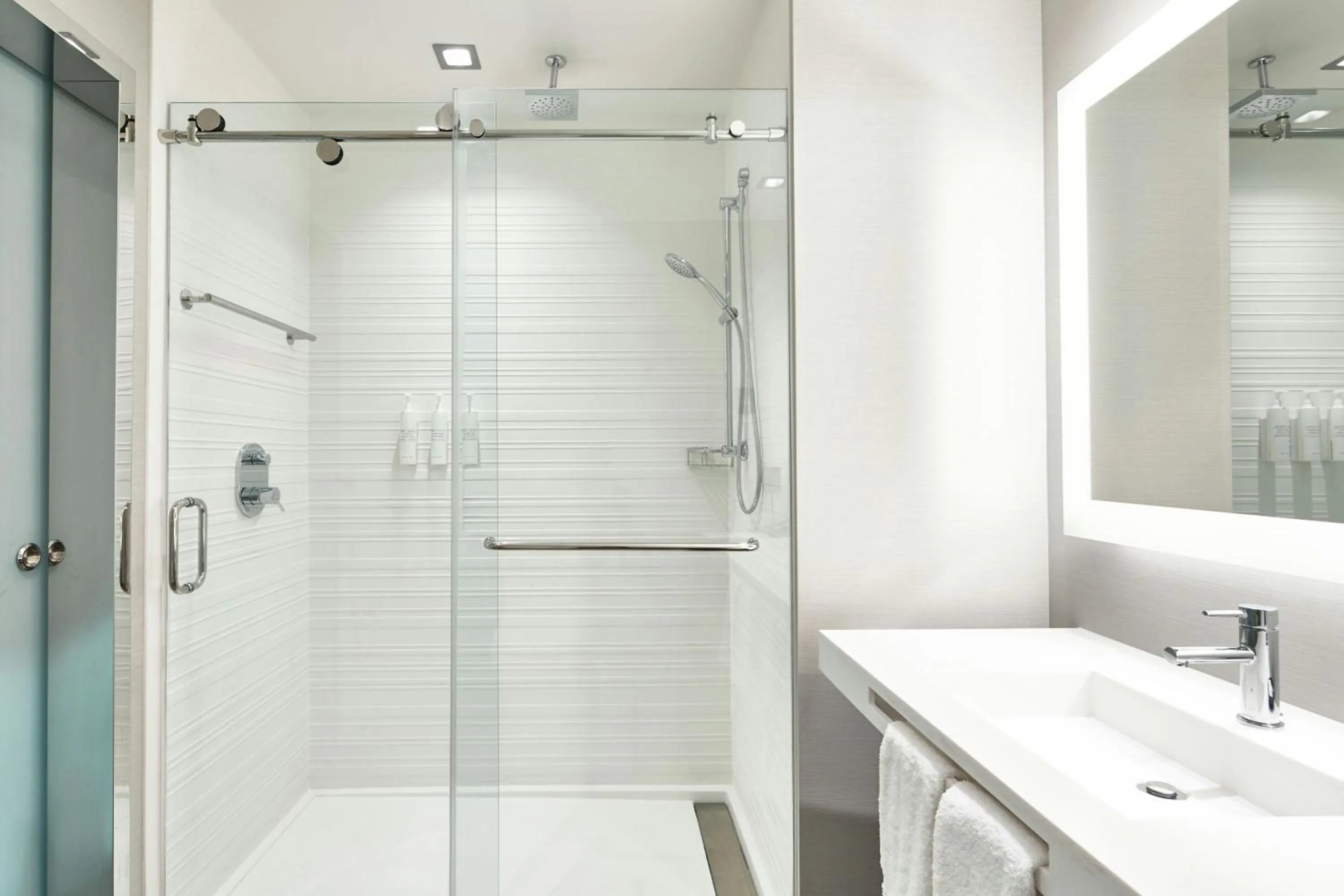 Bathroom in AC Hotel by Marriott Auburn