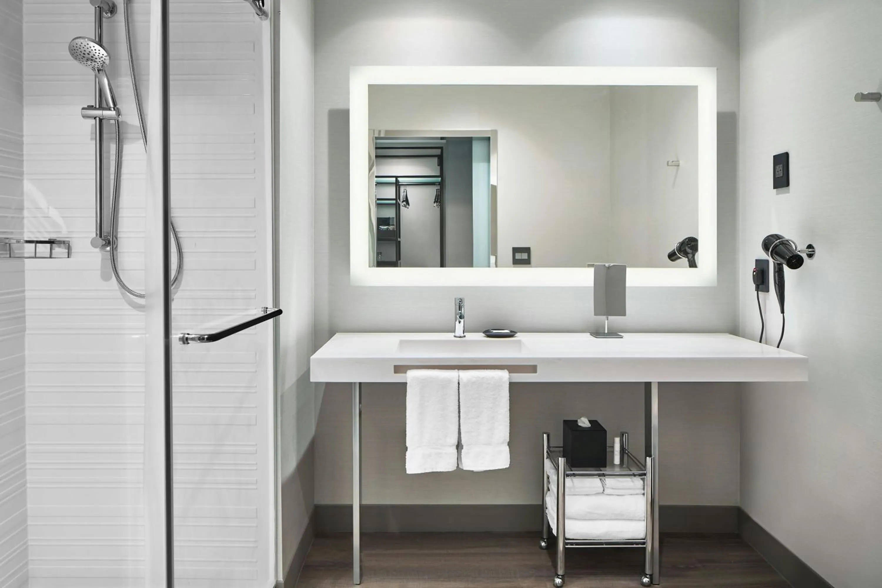 Bathroom in AC Hotel by Marriott Auburn