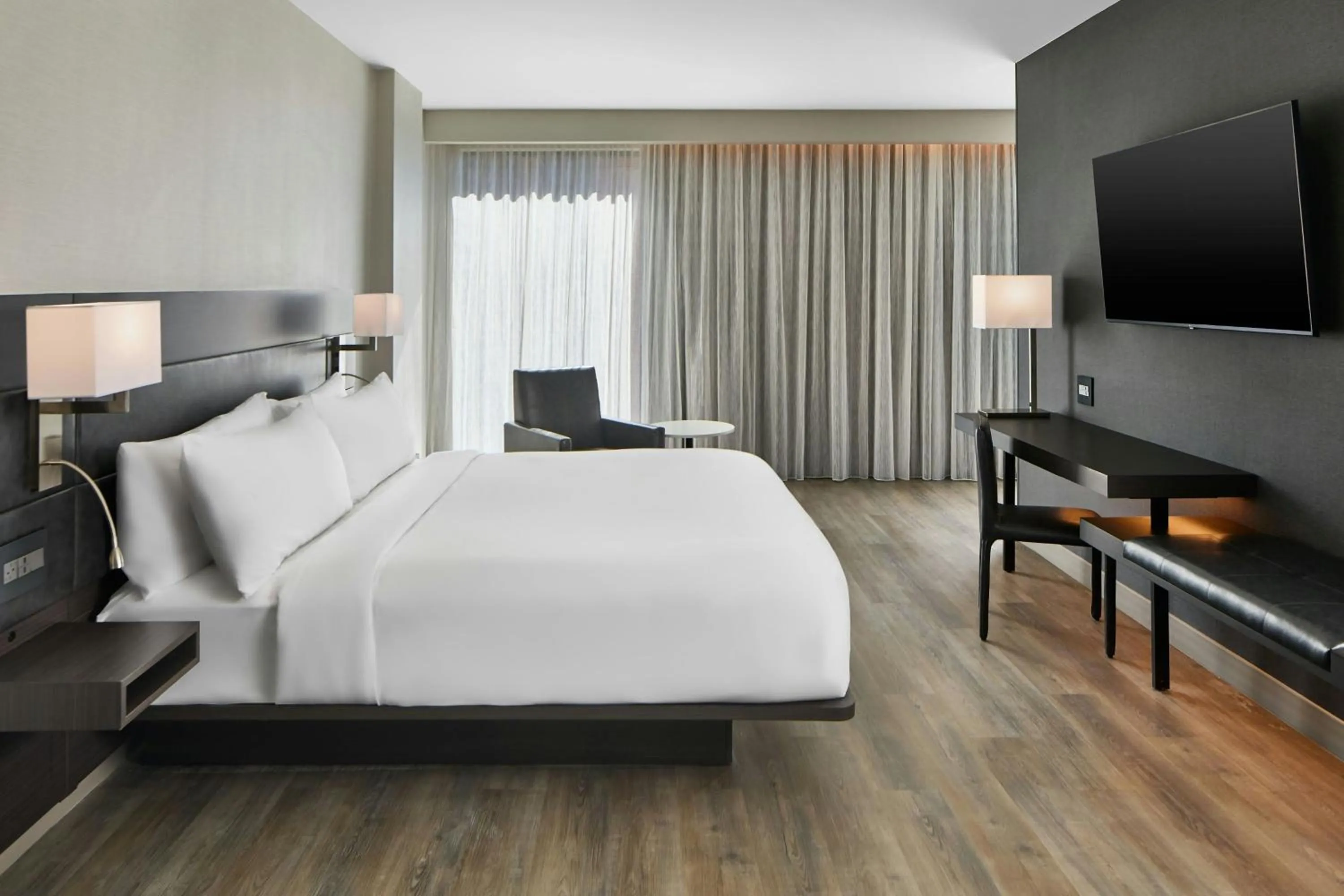 Photo of the whole room, Bed in AC Hotel by Marriott Auburn