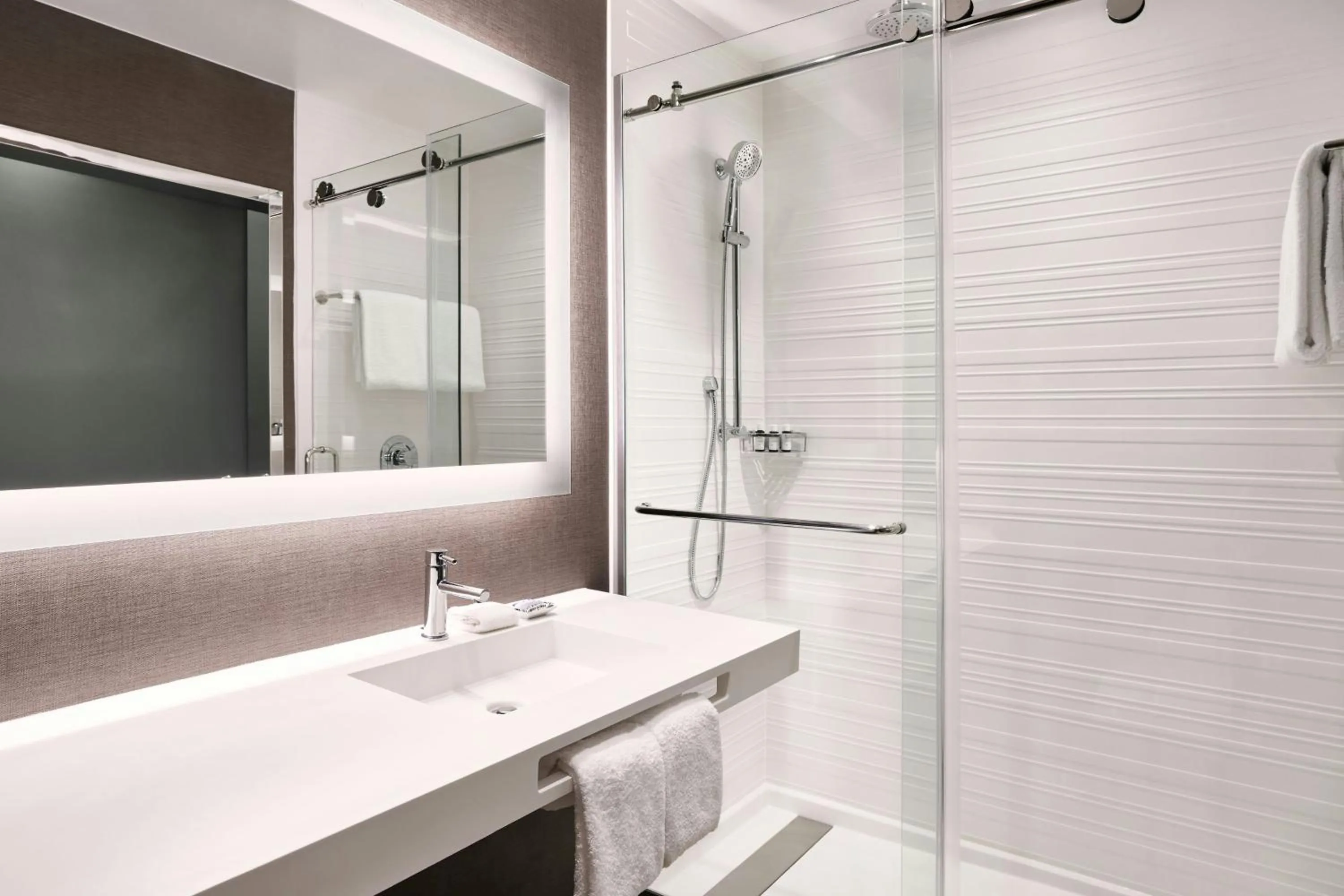 Bathroom in AC Hotel by Marriott Auburn