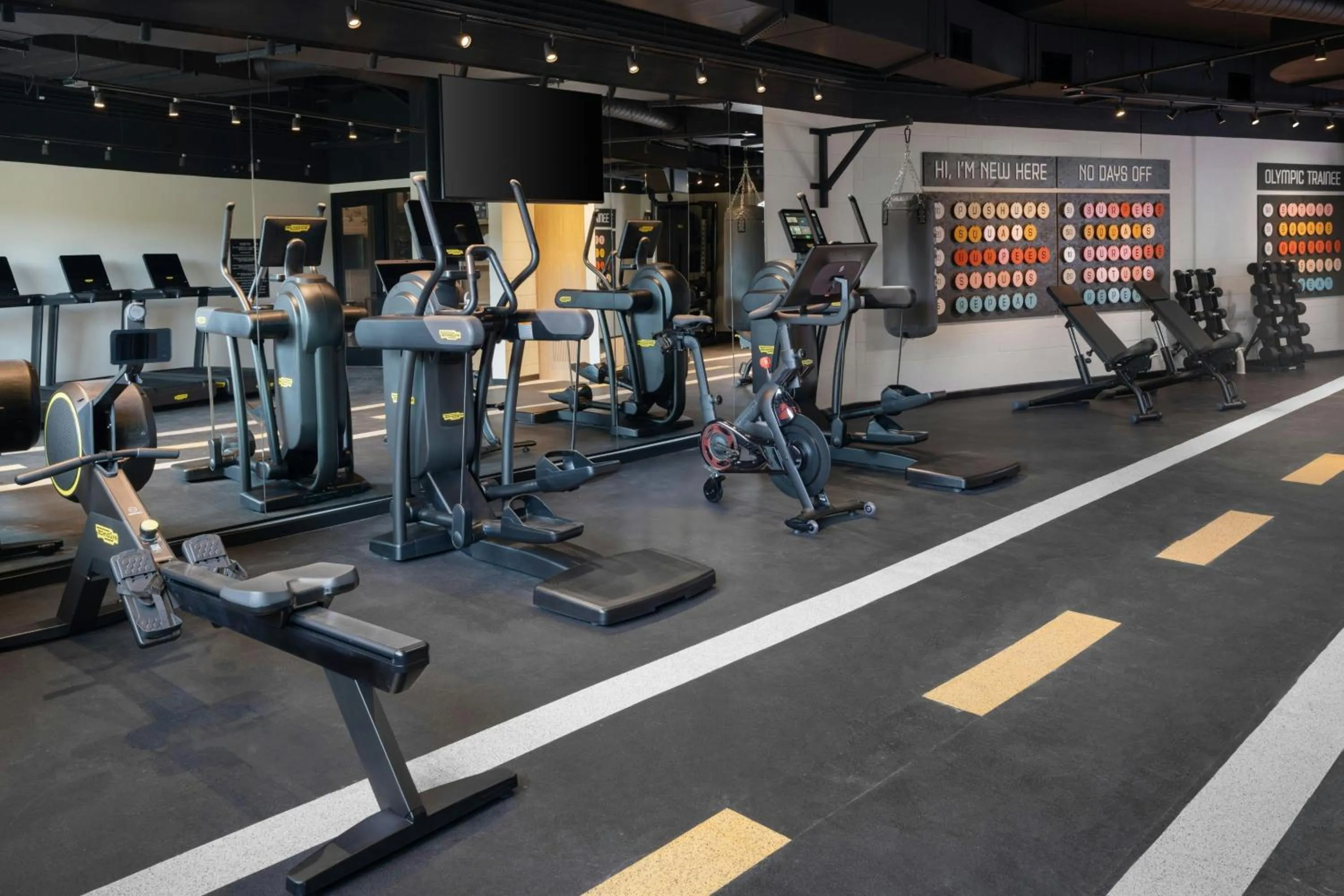 Fitness centre/facilities in Moxy Fayetteville