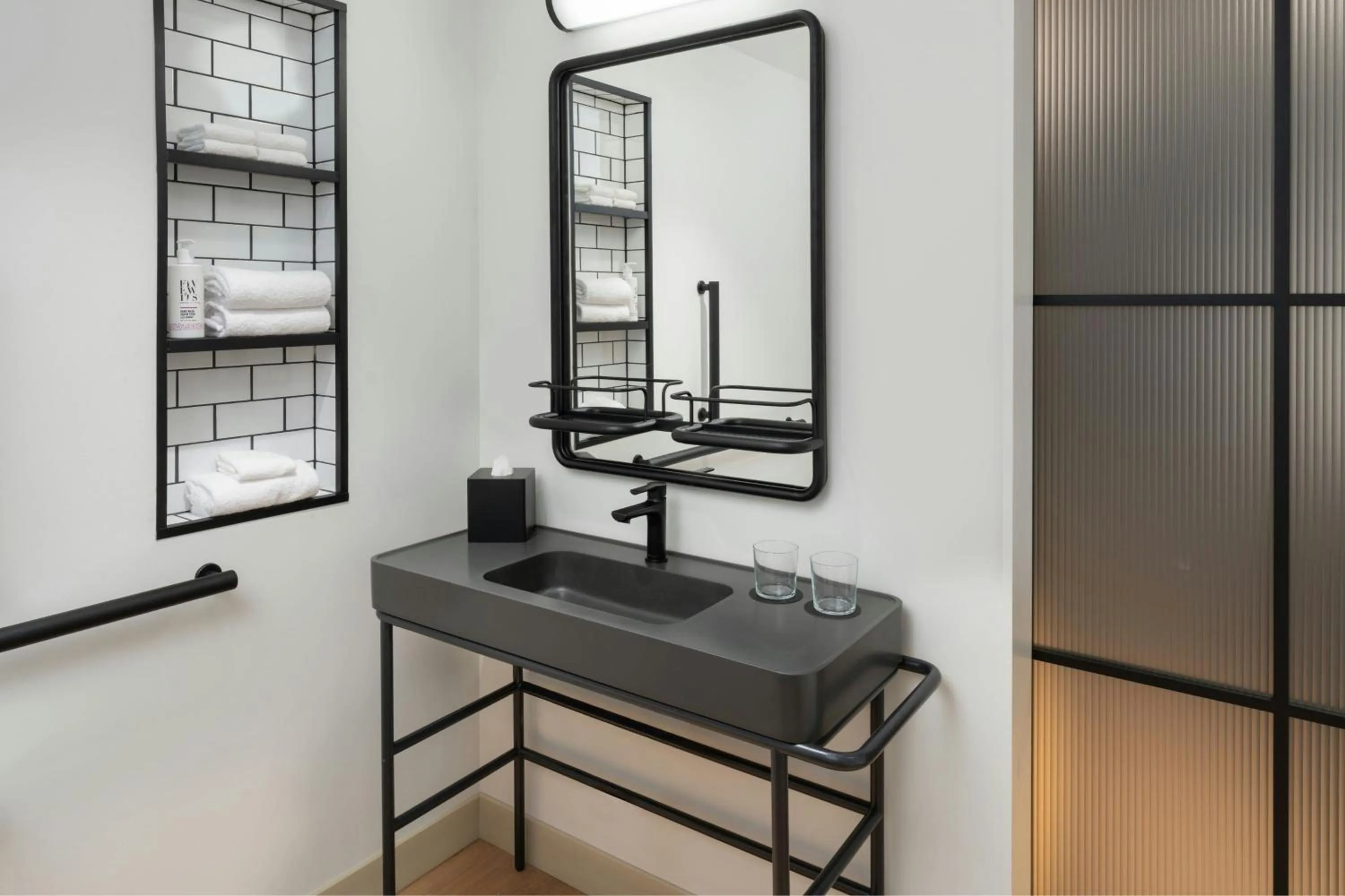 Bathroom in Moxy Fayetteville