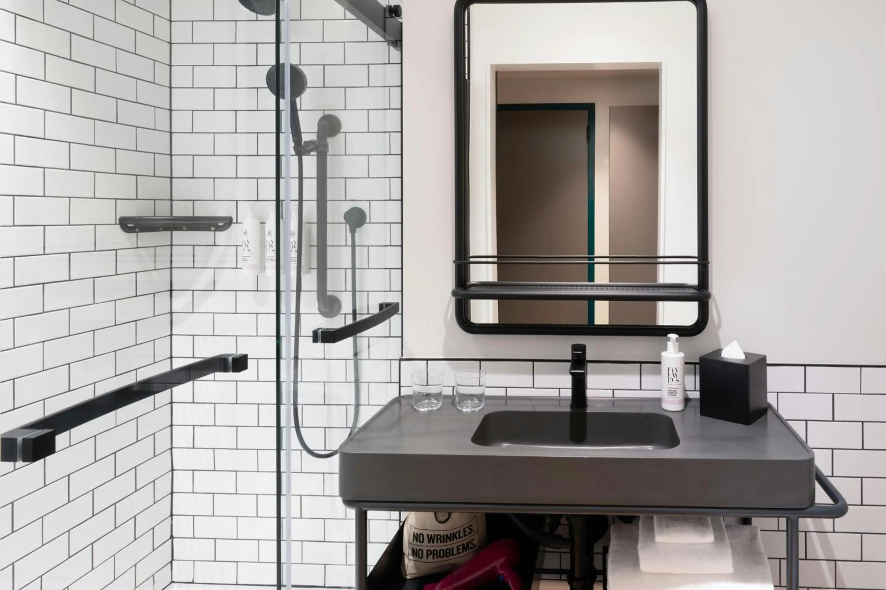 Bathroom in Moxy Fayetteville