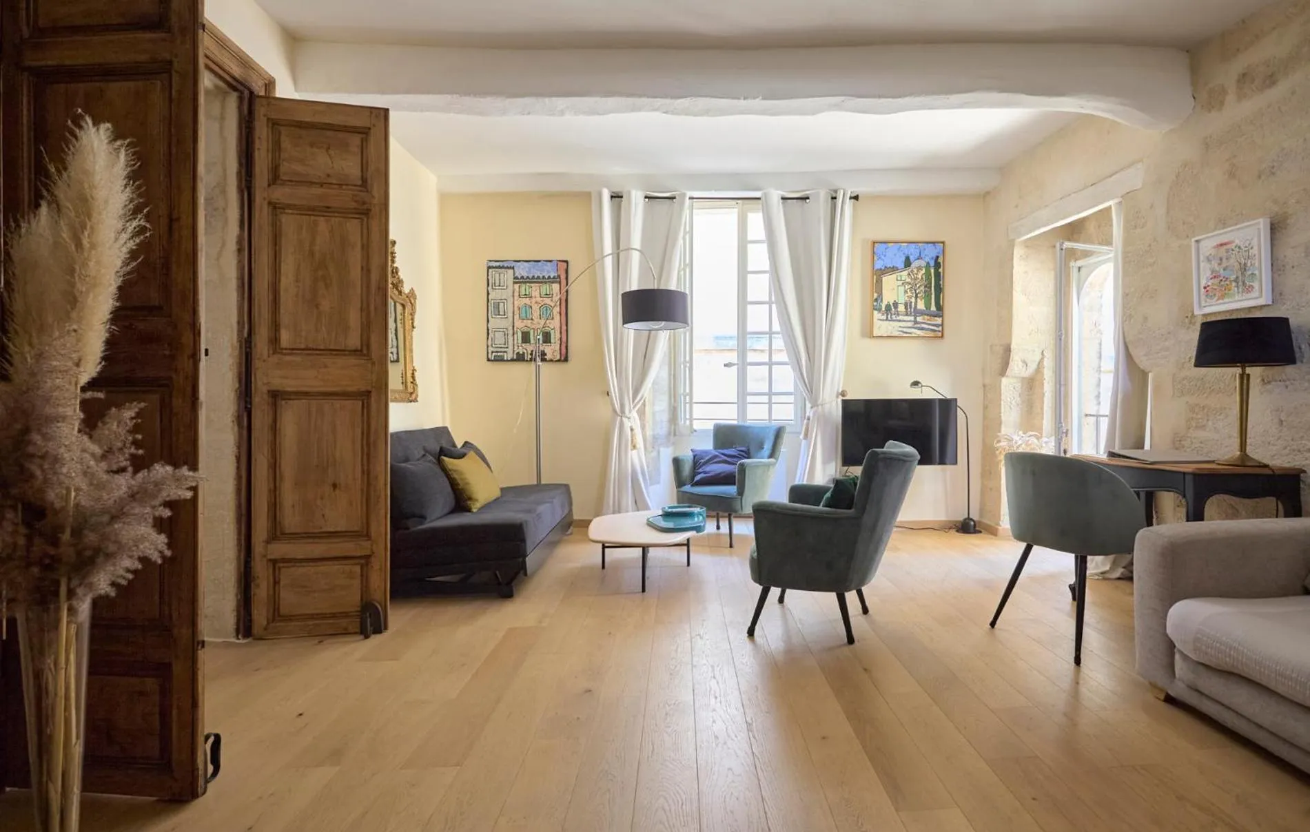Seating area in Boutique Hôtel Entraigues