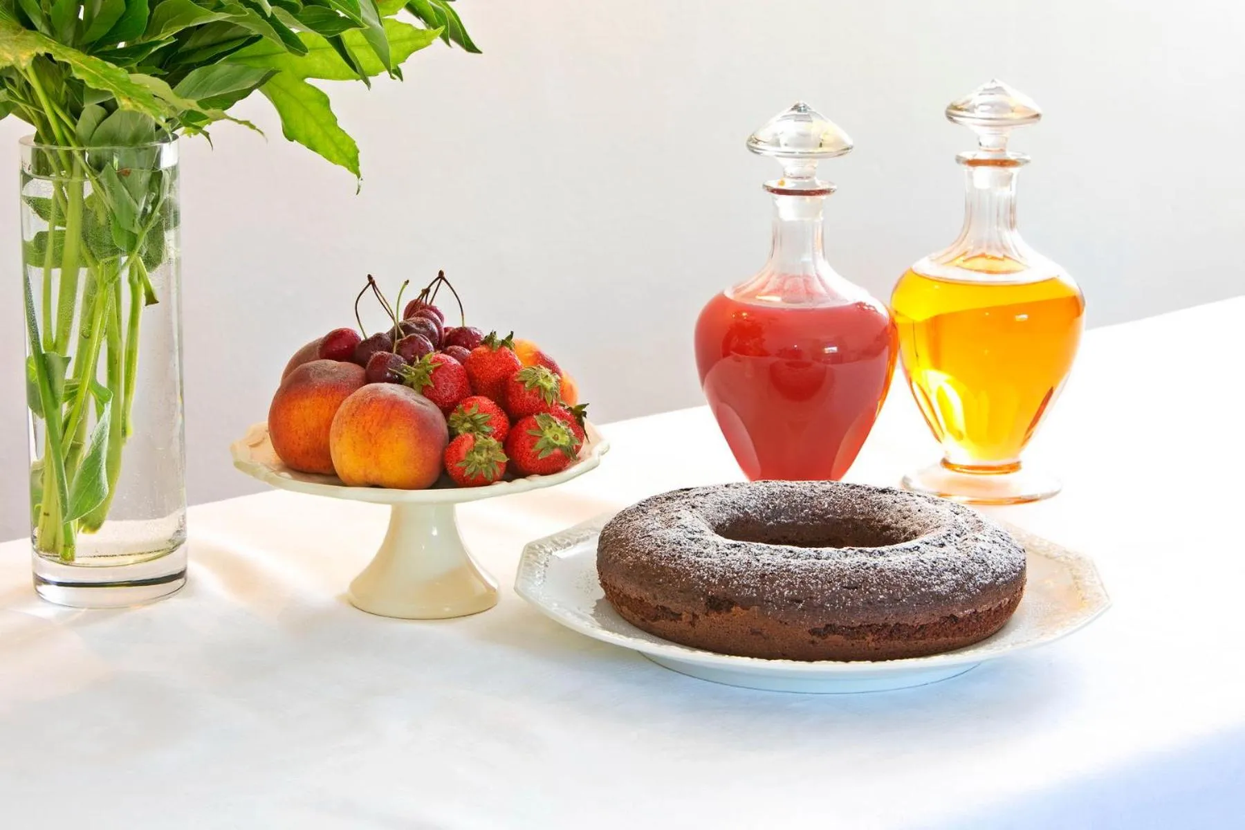 Food close-up in B&B Albaro