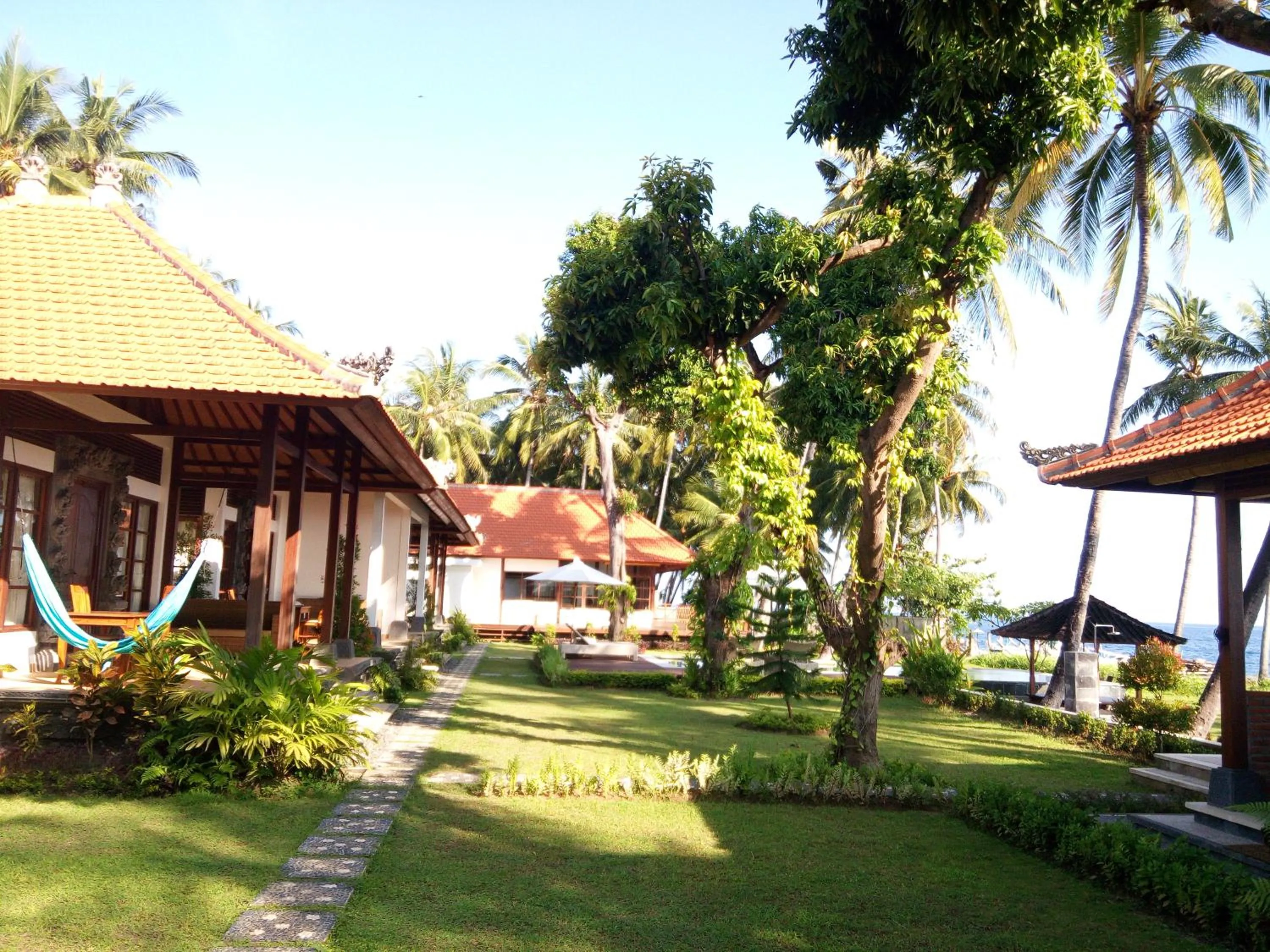 Garden view in The Amrita - Salt Farm Villas