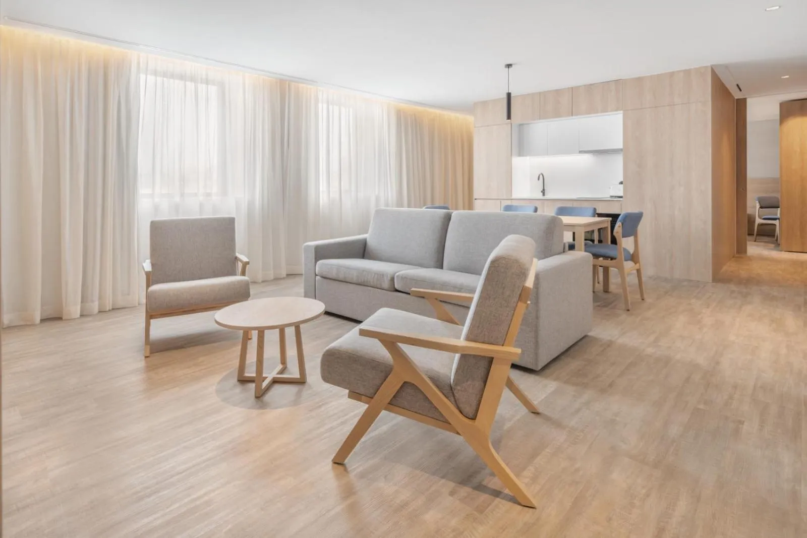 Seating area in Moov Apartments Boavista