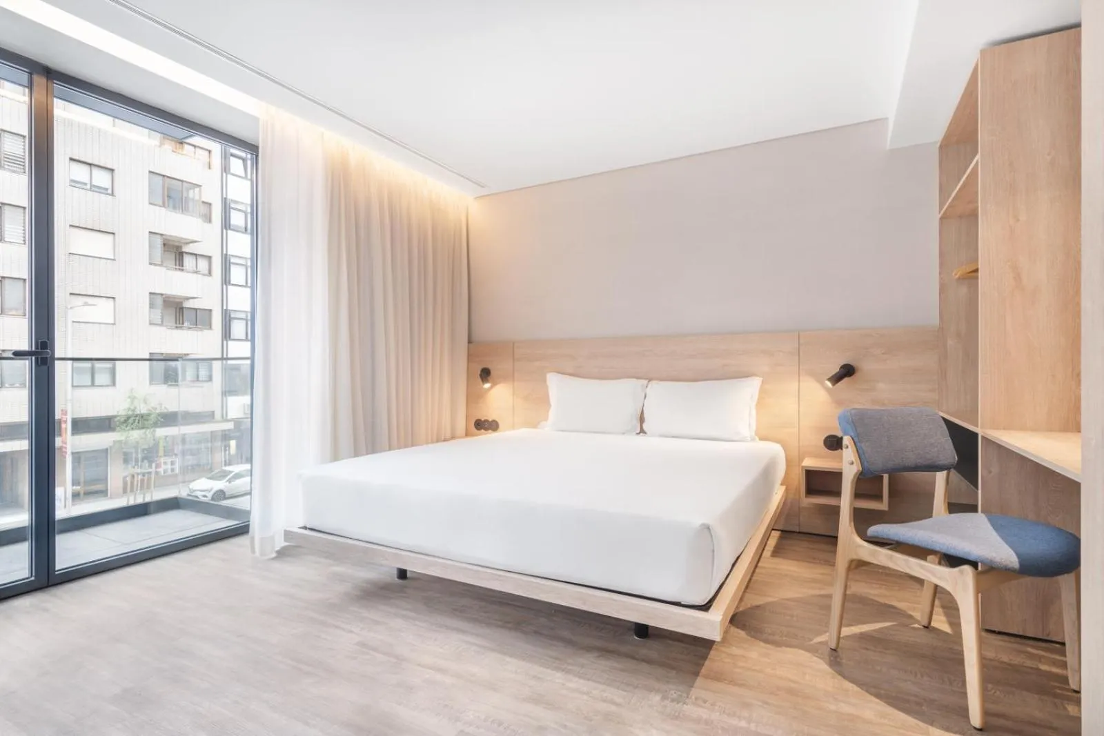 Bedroom, Bed in Moov Apartments Boavista