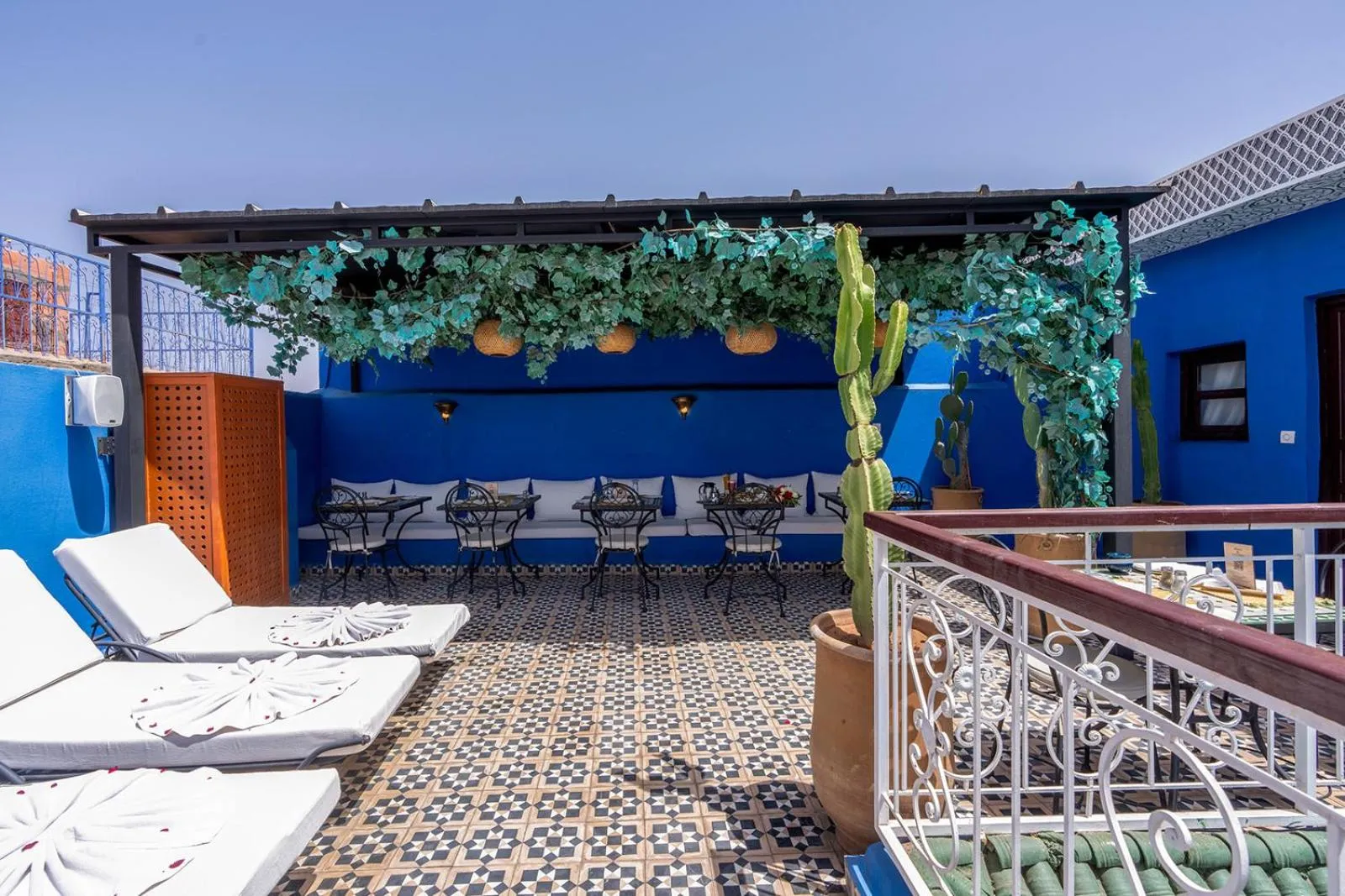 Balcony/Terrace in Riad Jowara