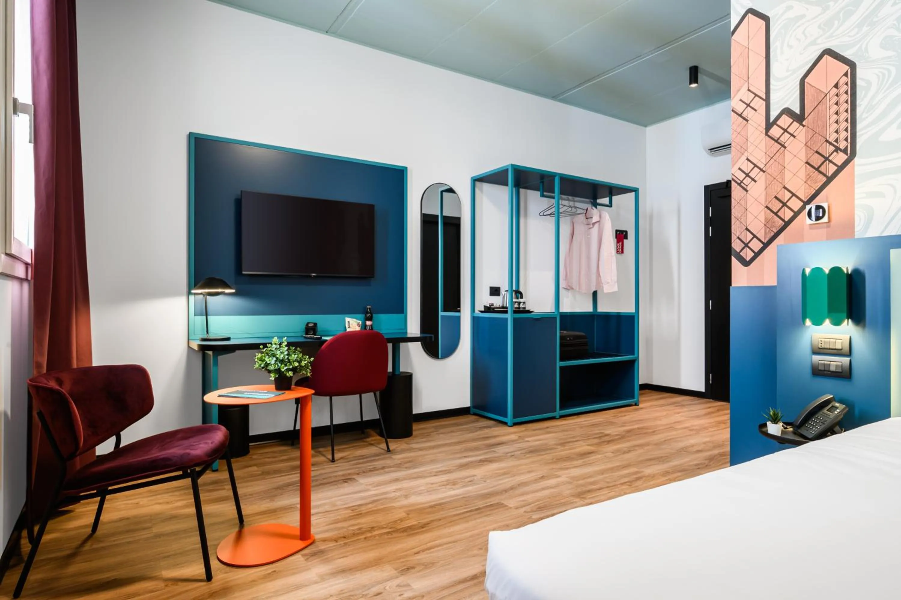 Bedroom, Bed in CX Modena Crocetta