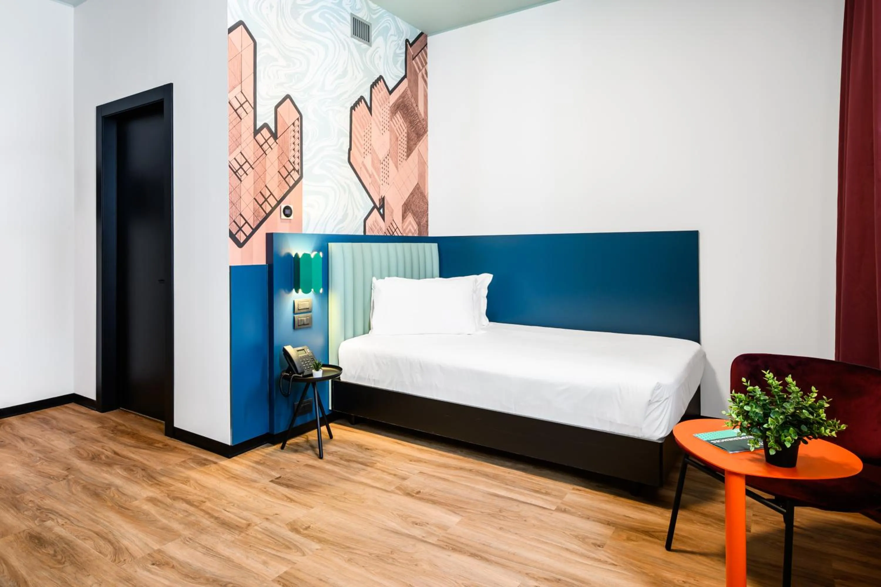 Bedroom, Bed in CX Modena Crocetta