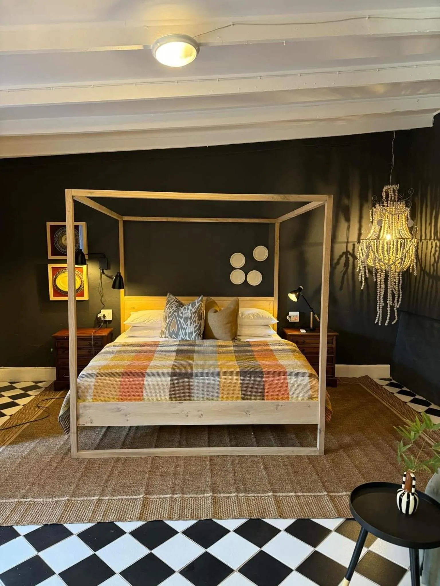 Bed in The Hanover Luxury Hotel