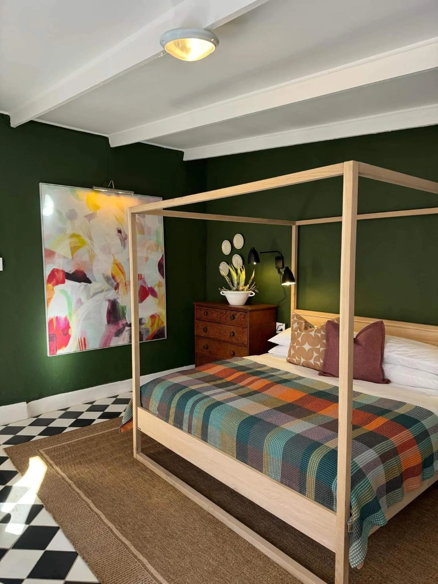 Bed in The Hanover Luxury Hotel