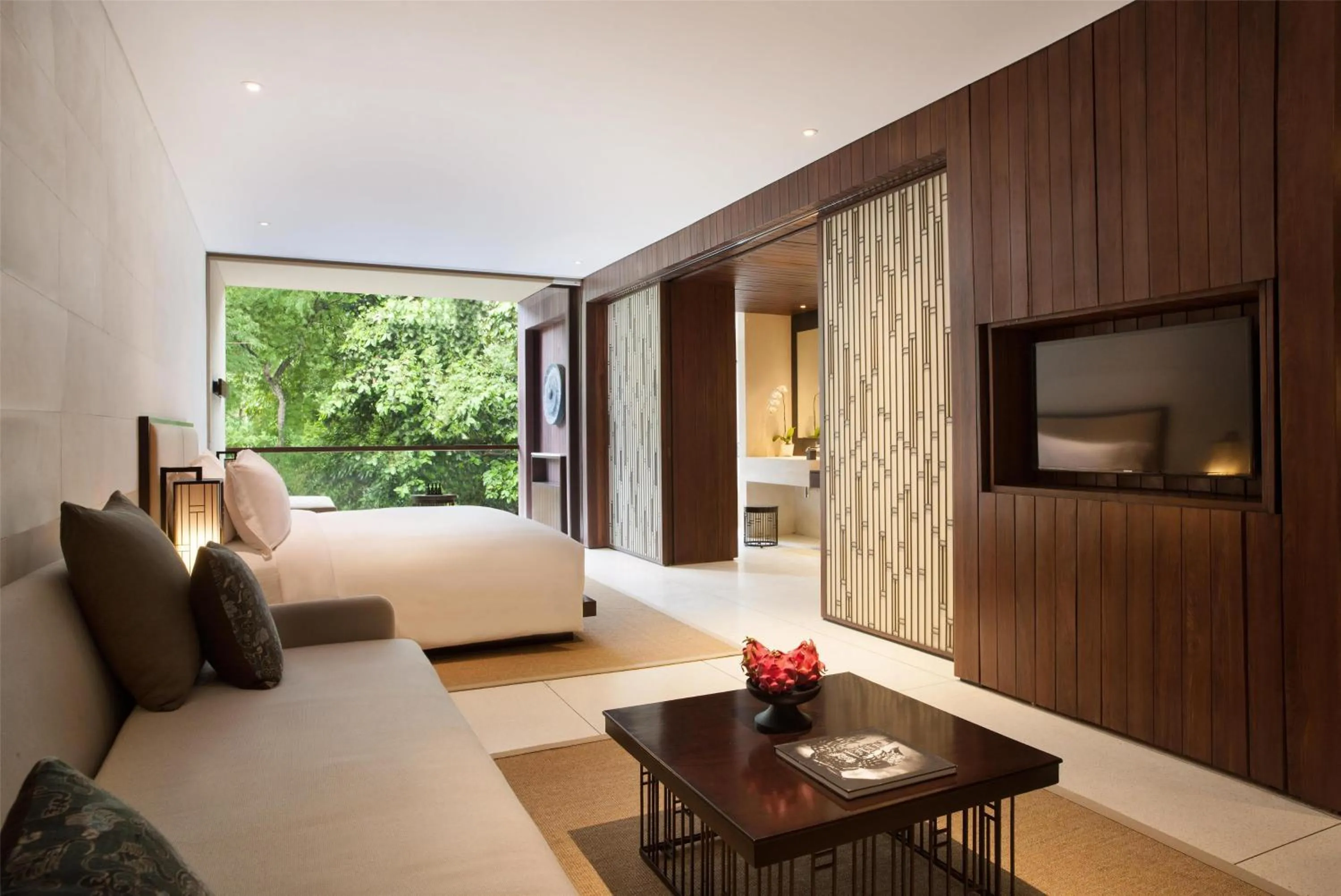 Photo of the whole room, Bed in Alila Seminyak