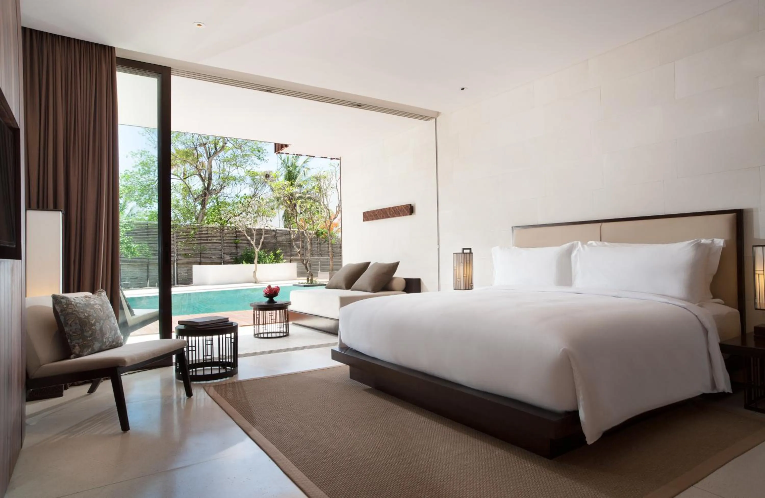 Bed in Alila Seminyak