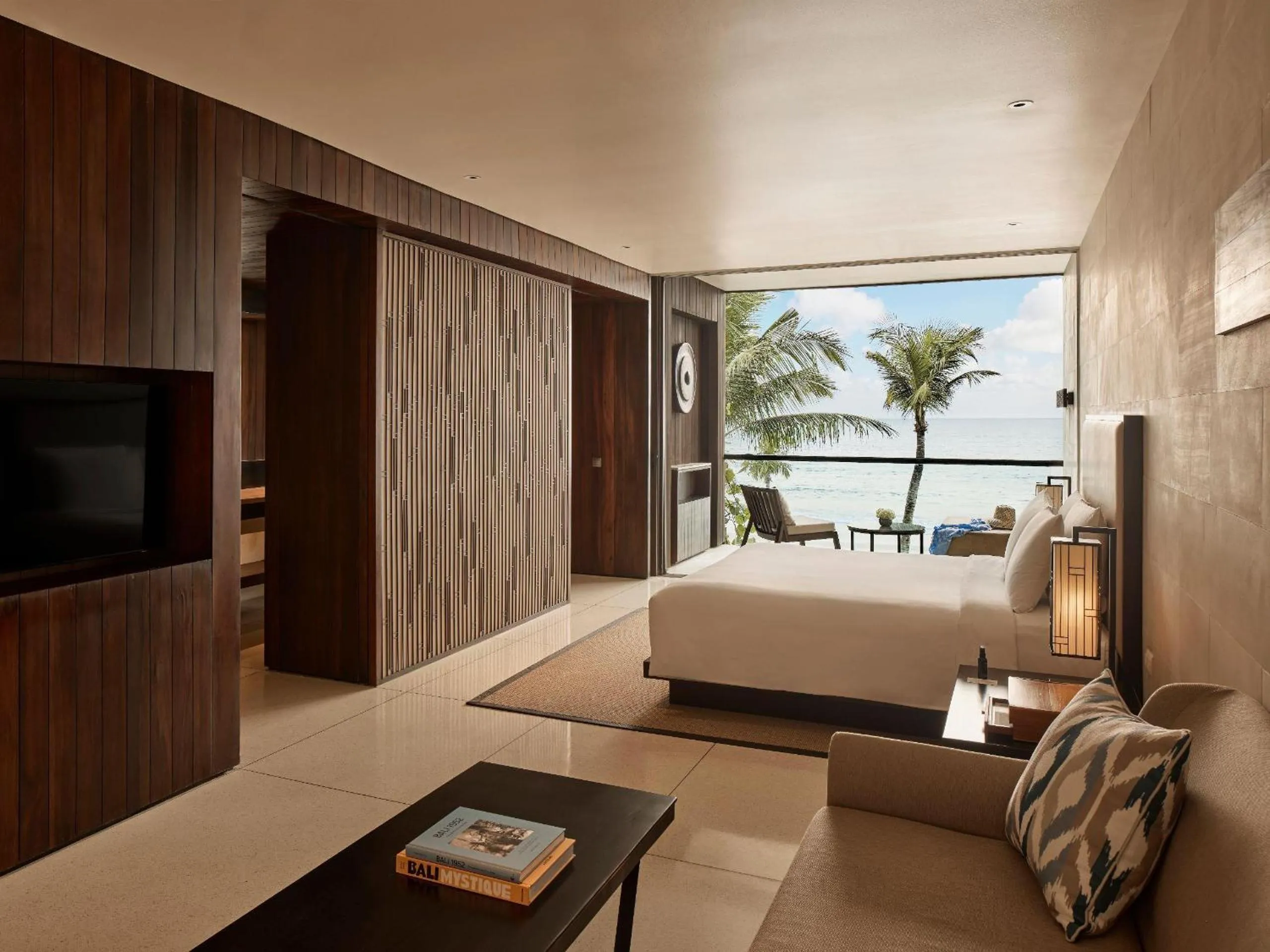 Photo of the whole room, Bed in Alila Seminyak