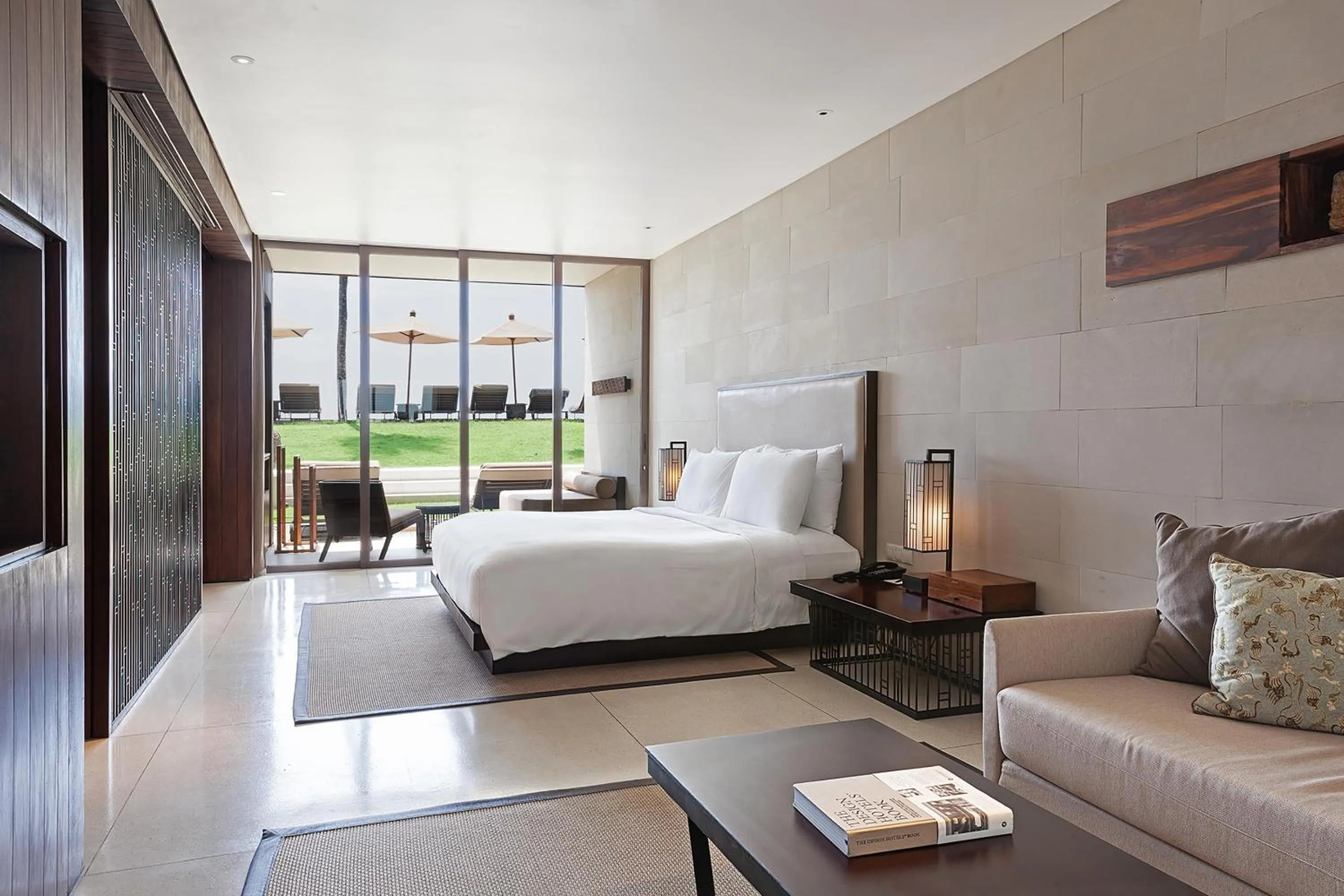 Photo of the whole room, Bed in Alila Seminyak