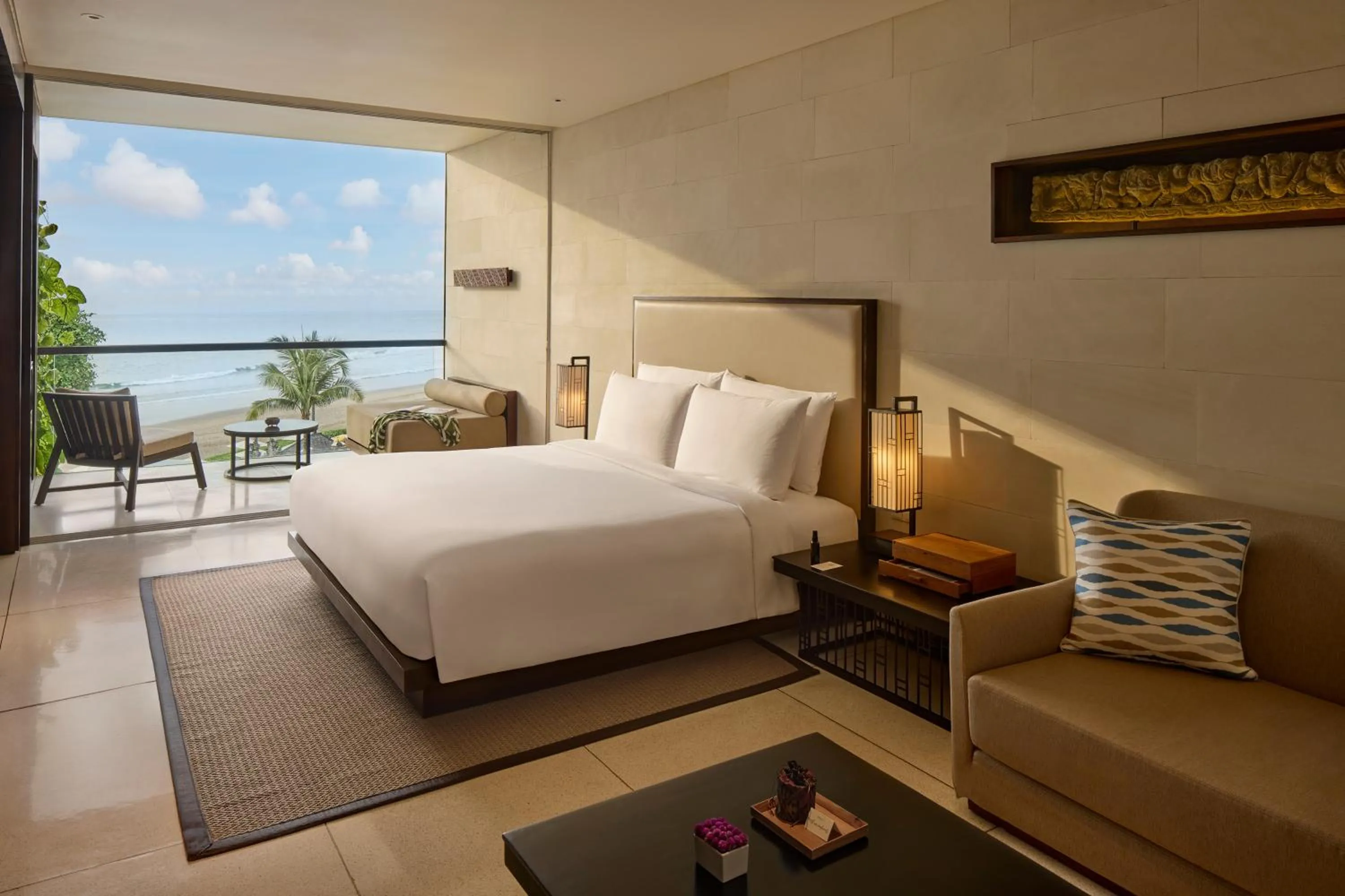 Bed in Alila Seminyak