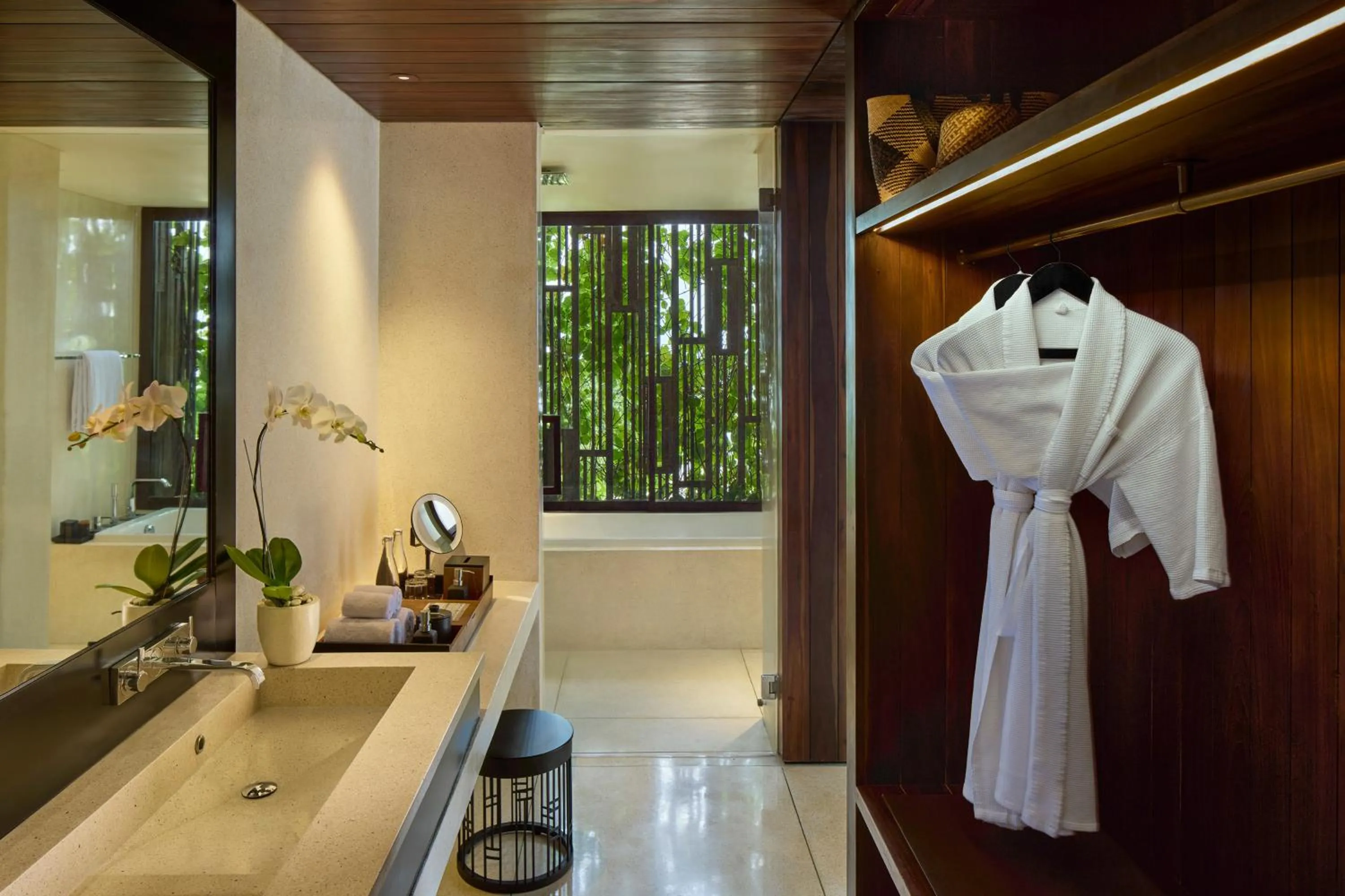 Bathroom in Alila Seminyak