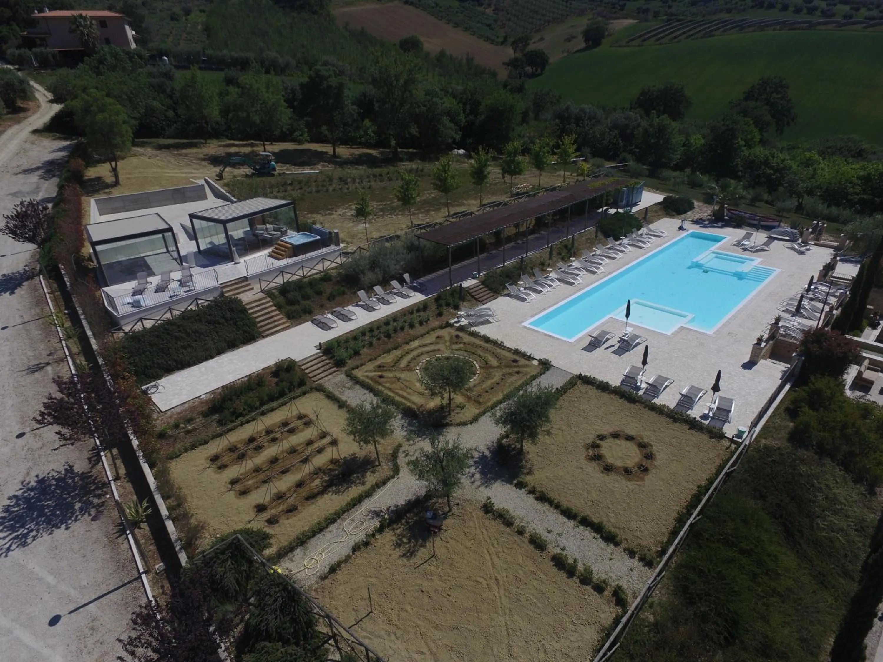 Bird's eye view in Villa Sant'Angelo