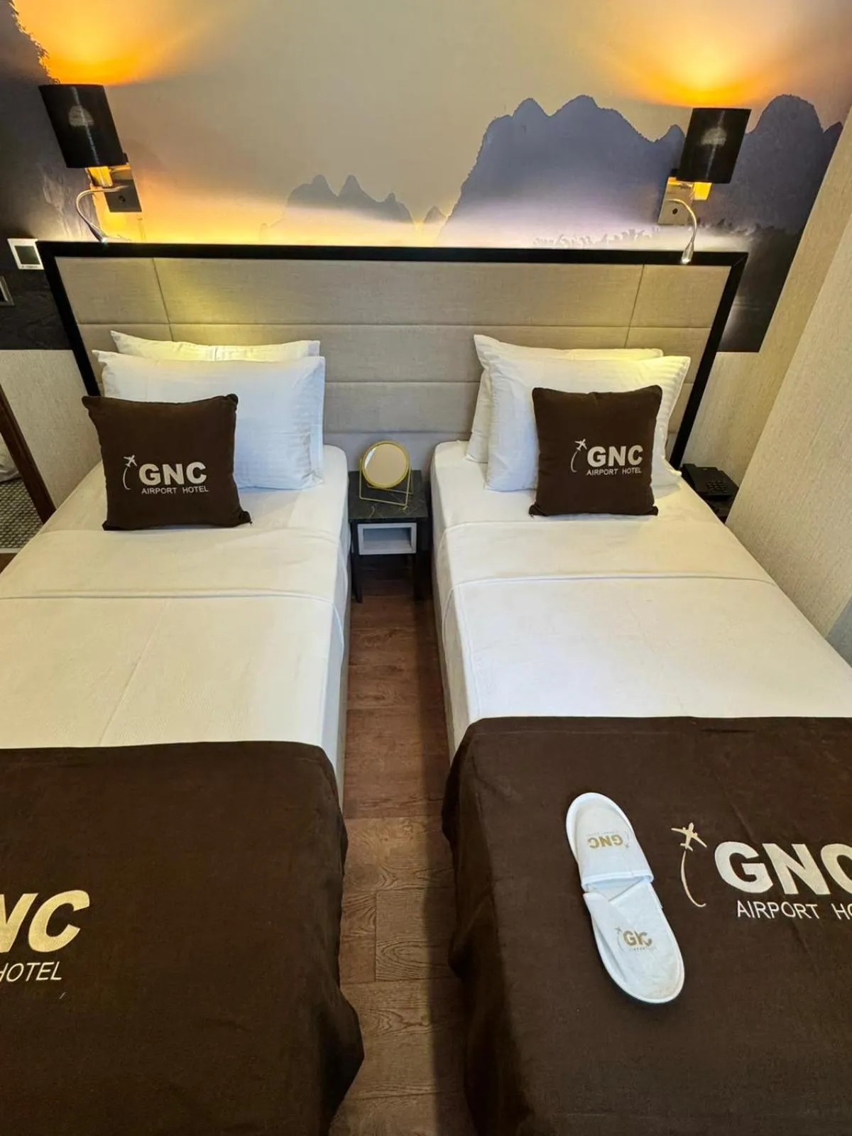 Photo of the whole room, Bed in Gnc Airport Hotel