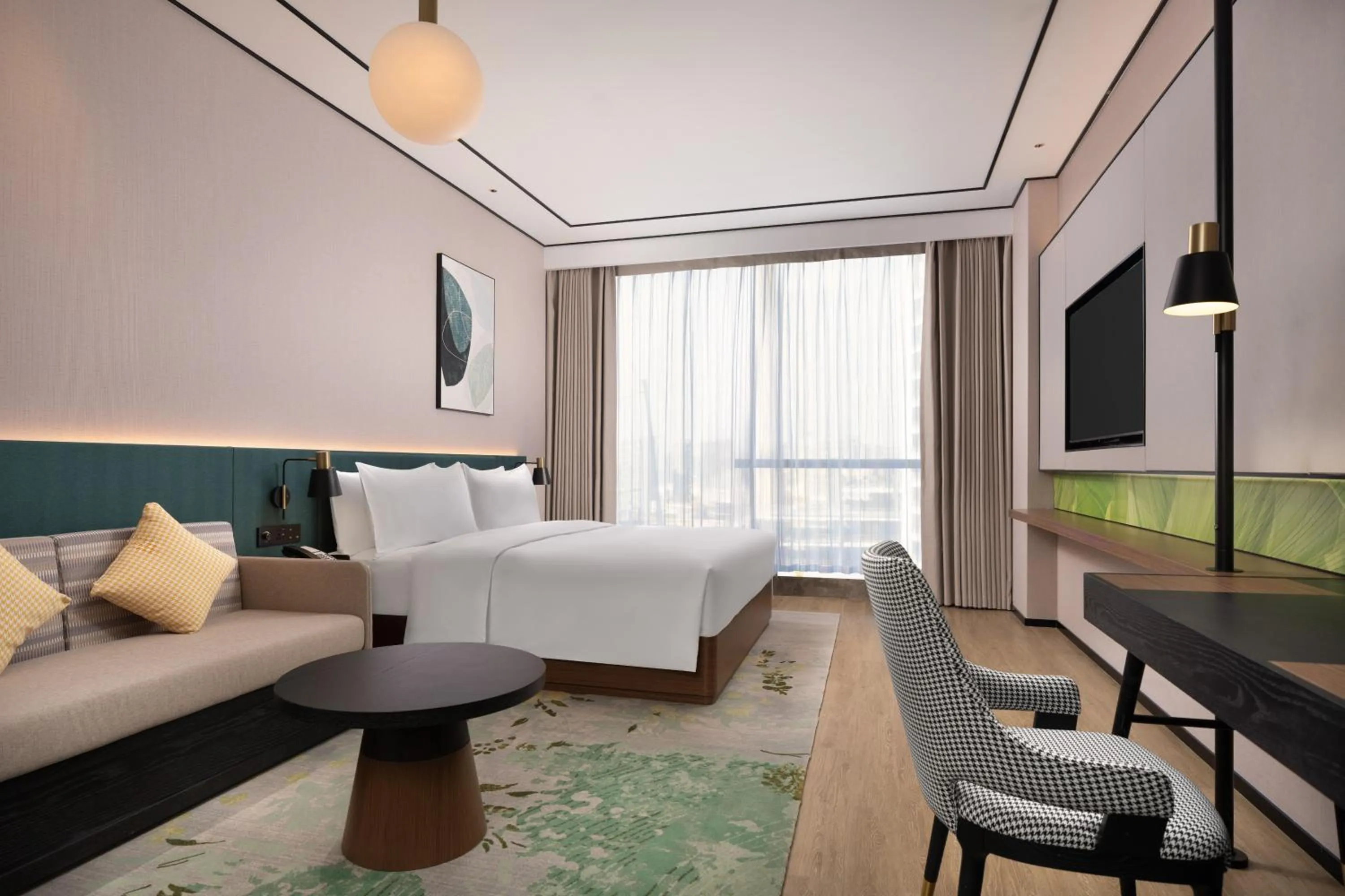 Bed in Hilton Garden Inn Hangzhou Grand Canal