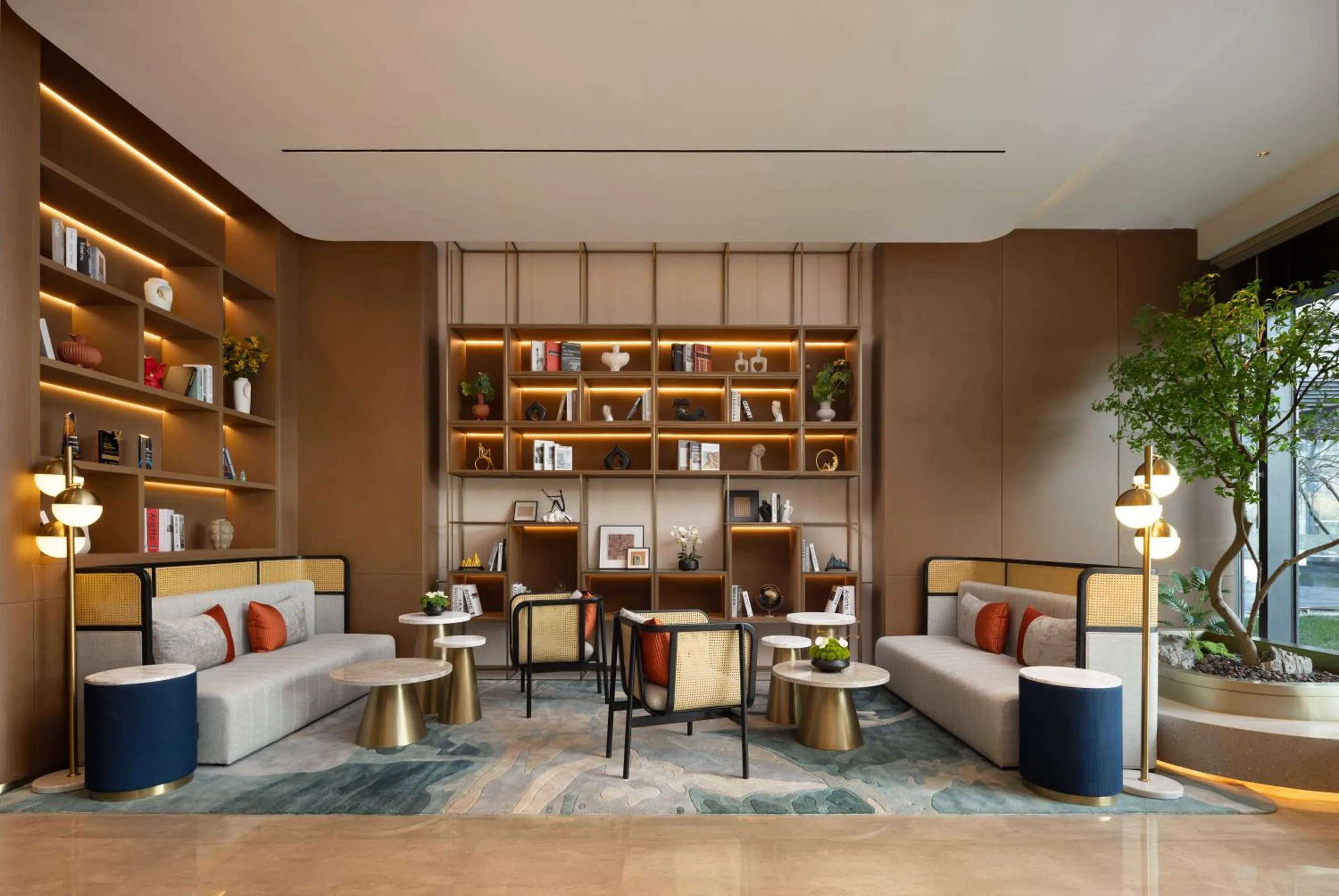 Lobby or reception in Hilton Garden Inn Hangzhou Grand Canal