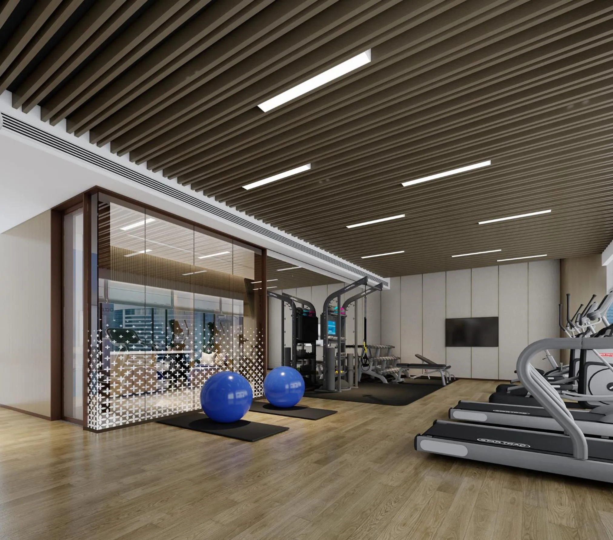 Fitness centre/facilities in Hilton Garden Inn Hangzhou Grand Canal