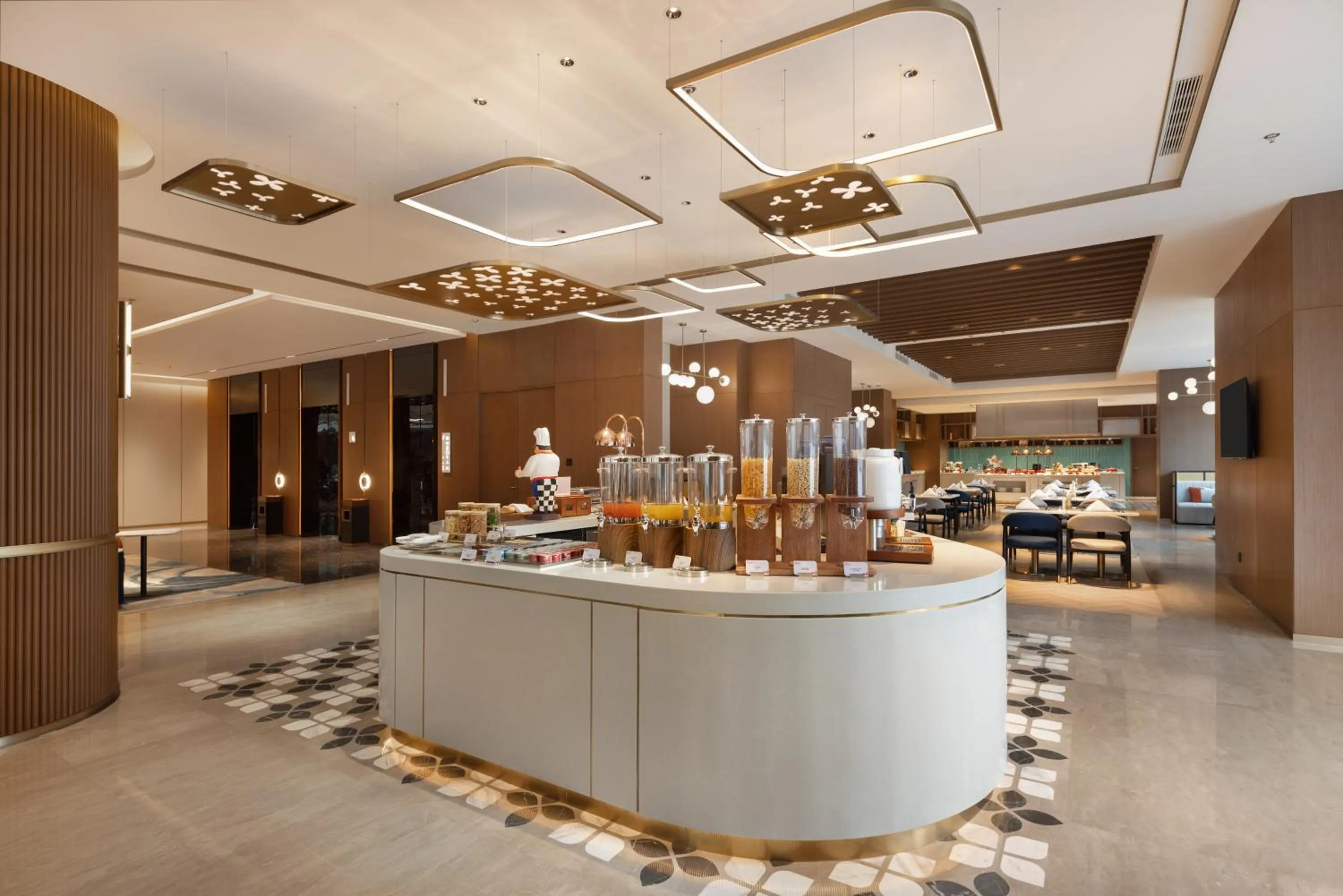 Buffet breakfast in Hilton Garden Inn Hangzhou Grand Canal