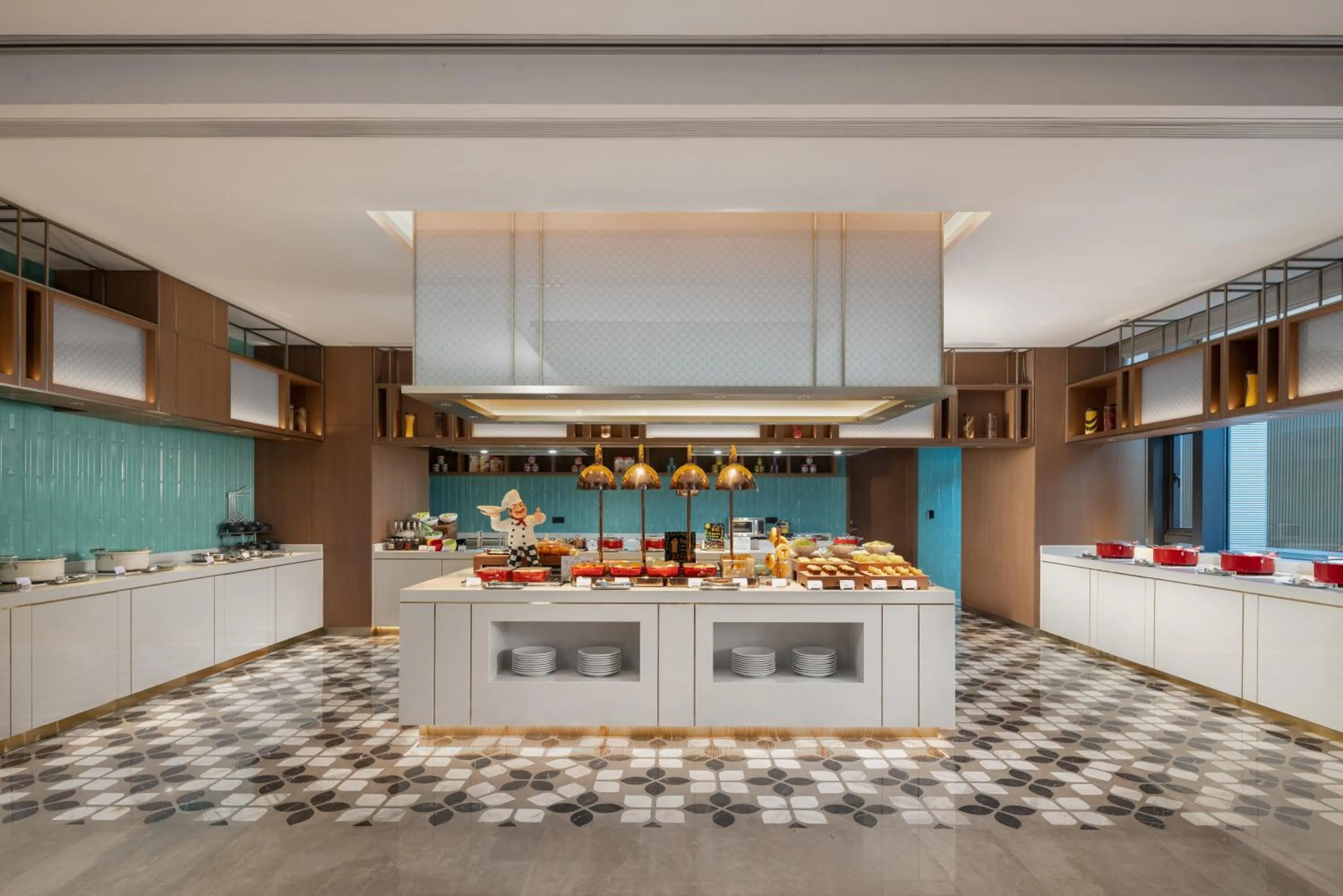 Buffet breakfast in Hilton Garden Inn Hangzhou Grand Canal