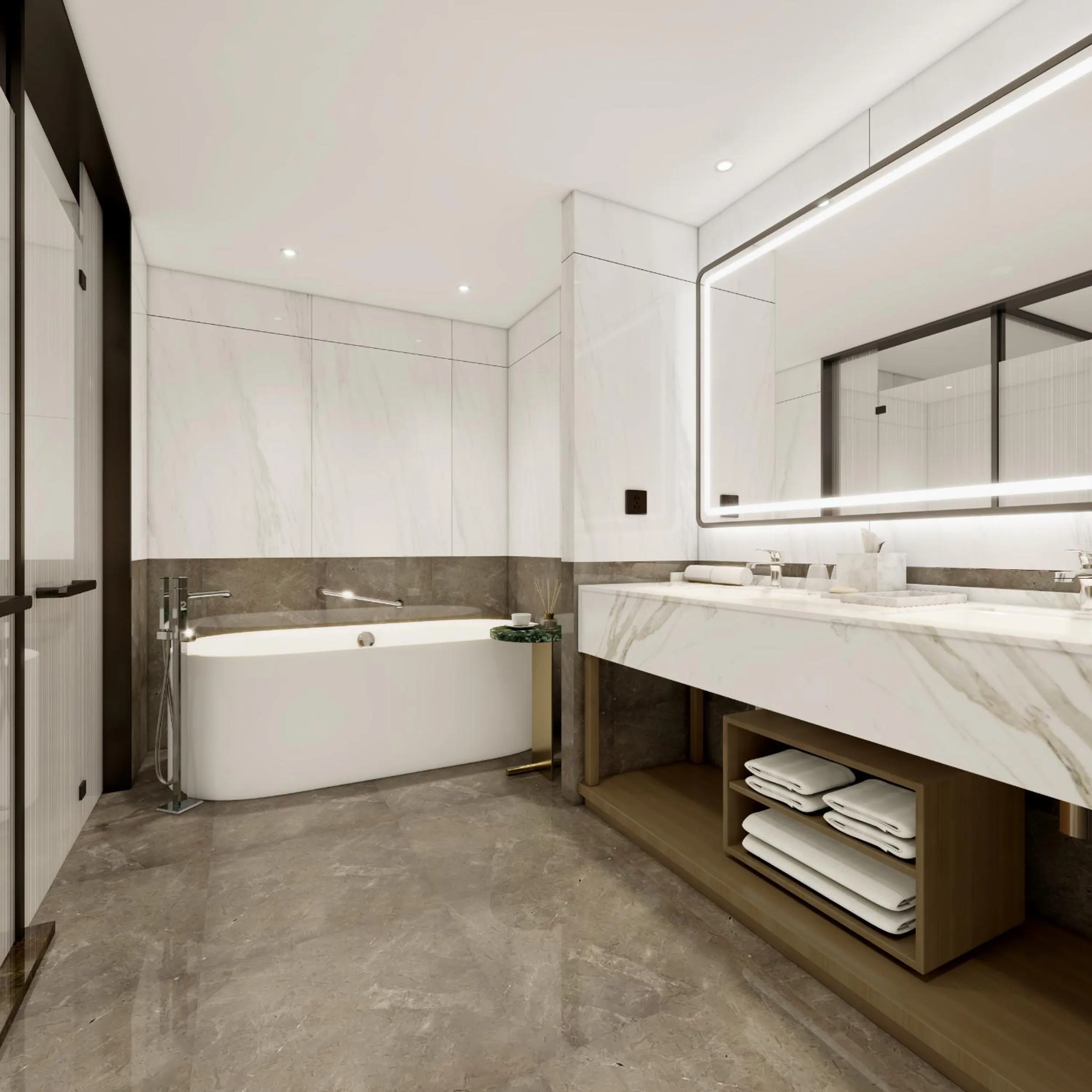 Toilet, Bed in Hilton Garden Inn Hangzhou Grand Canal