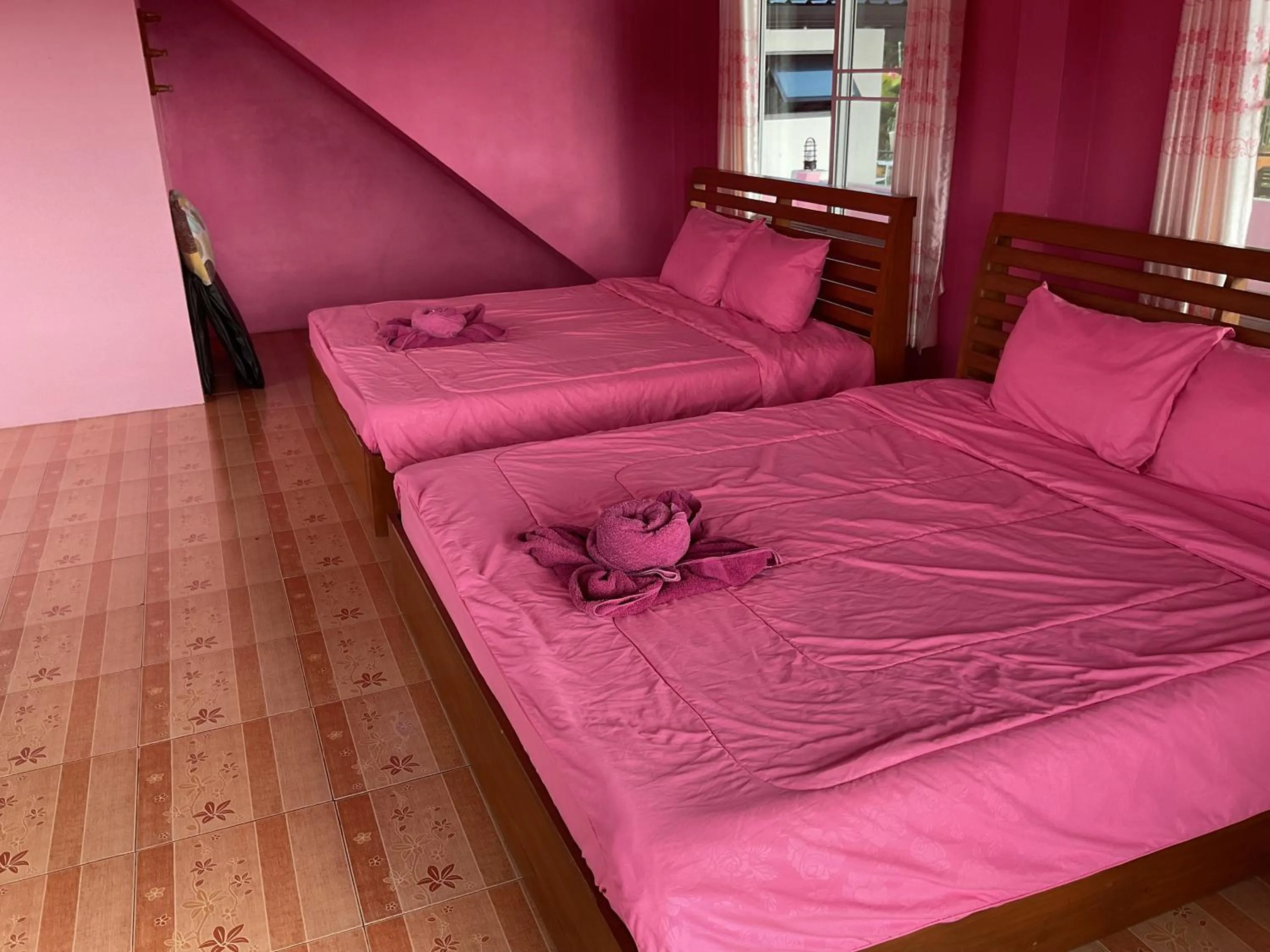 Bed in Ban Rai Rabeang Mok