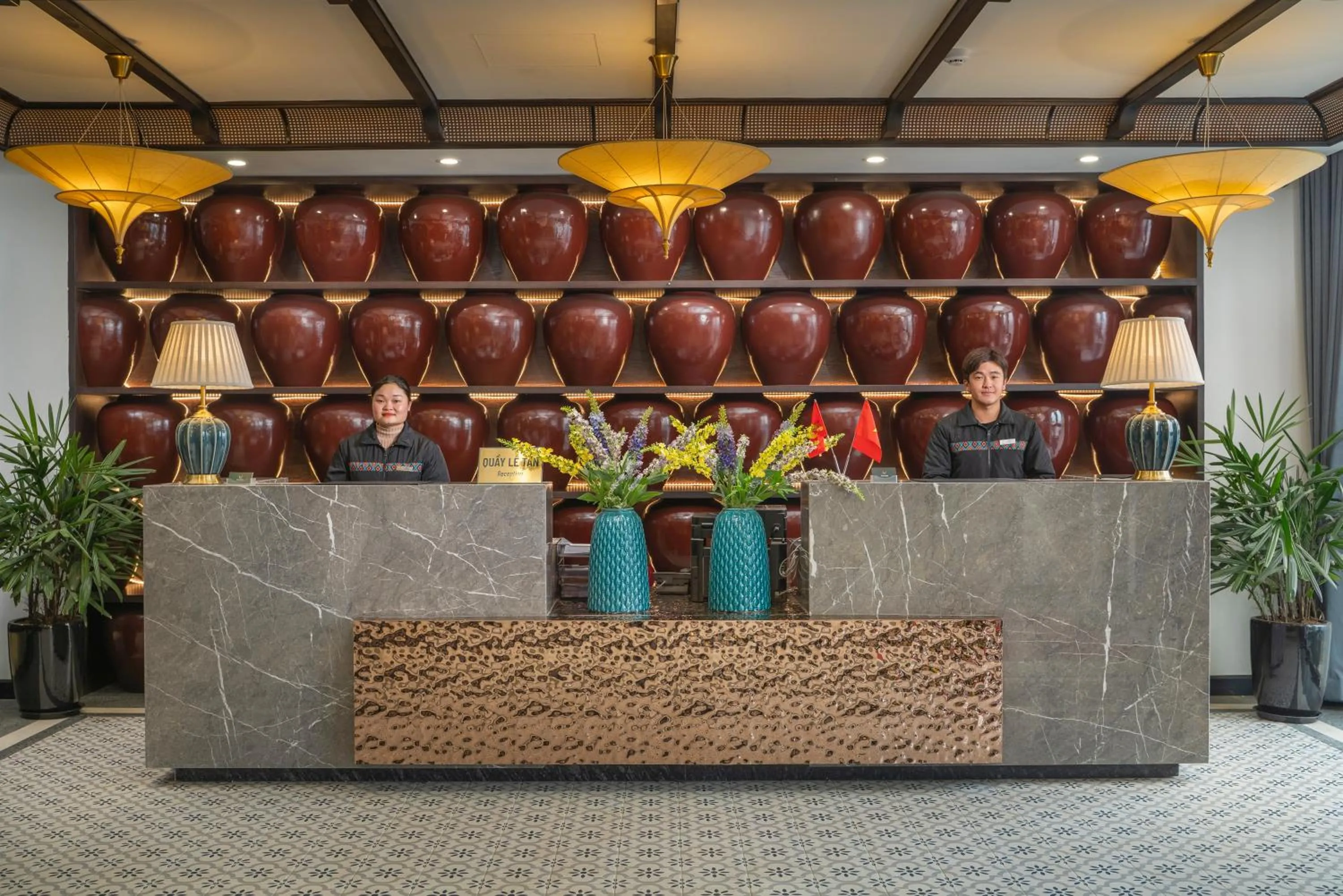 Staff in DeLaMont Sapa Hotel - Hill Serenity Retreat